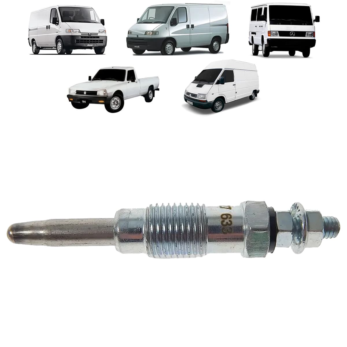 VELA AQUECDORA DUCATO 2.5 12 VOLTS - HC129