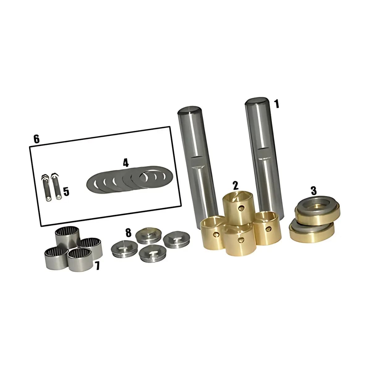 JOGO EMBUCHAMENTO STD C/ CHIME ROLAMENTO 33,00MM - 2P0498629AR/STD