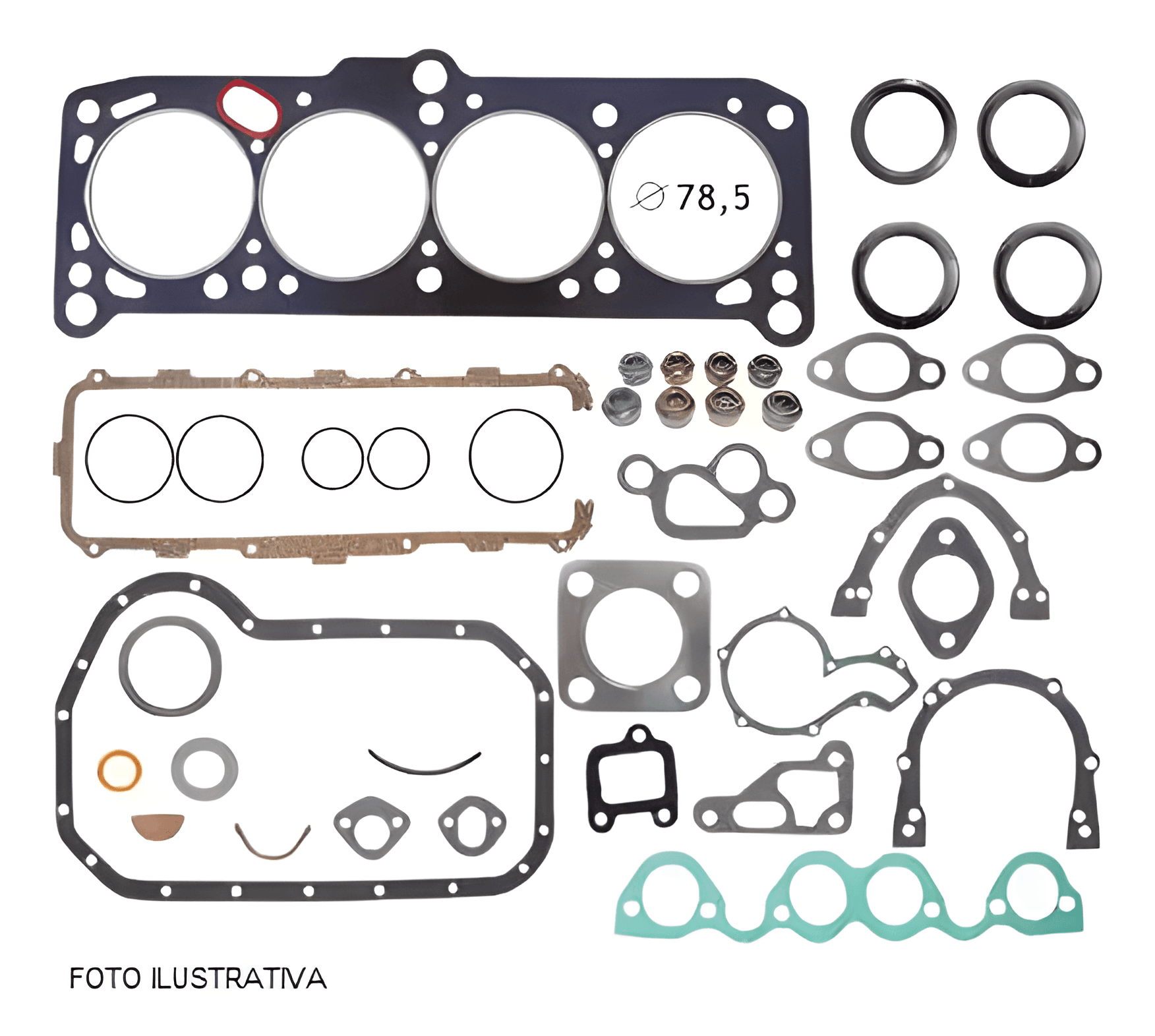 JOGO JUNTA SUPERIOR C/ RET. FORD TRANSIT 2.4 16V - 030652