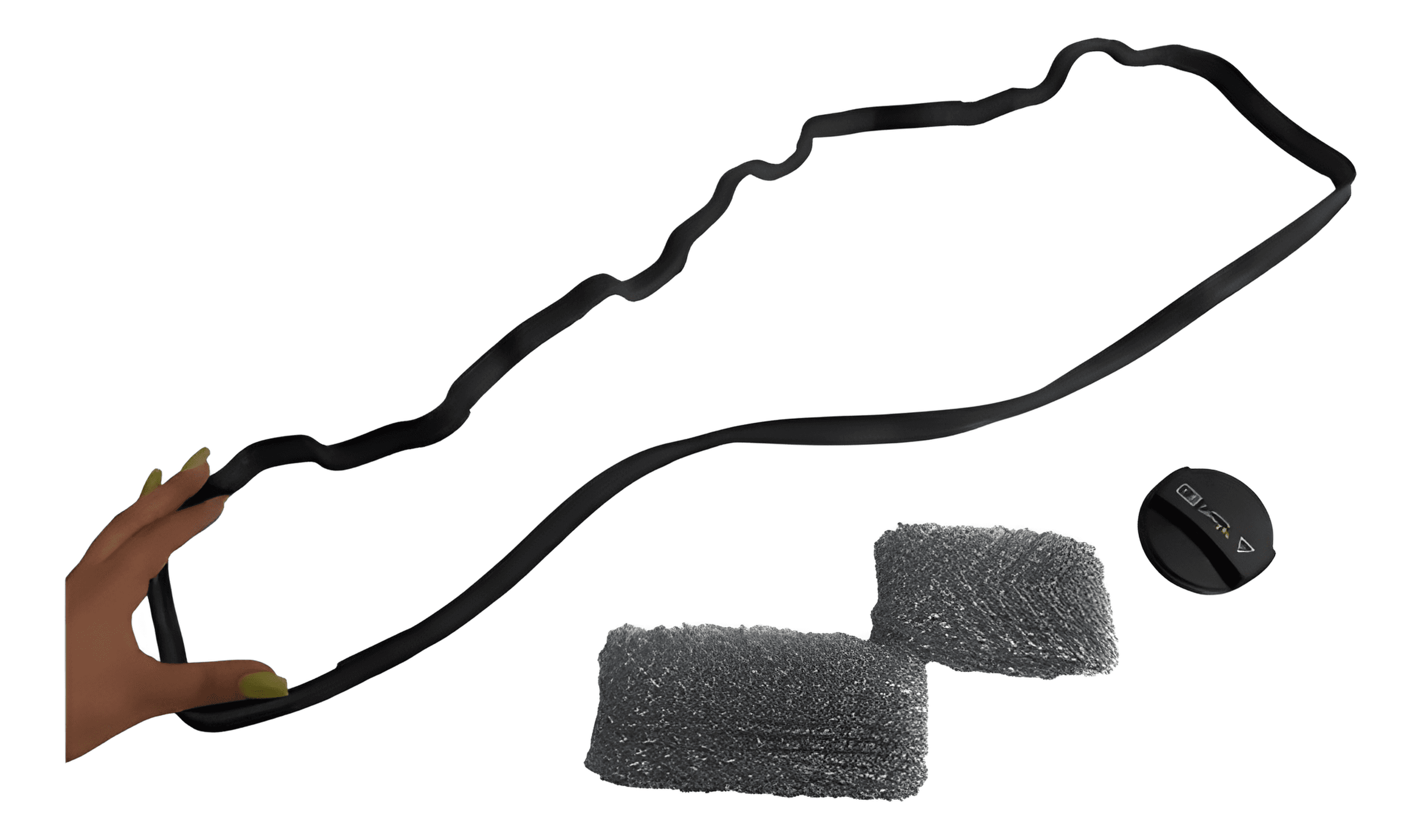 JUNTA TAMPA VALVULA TAMPA PLASTICA C/ 7 ANEIS VEDACAO - 0000160521KIT