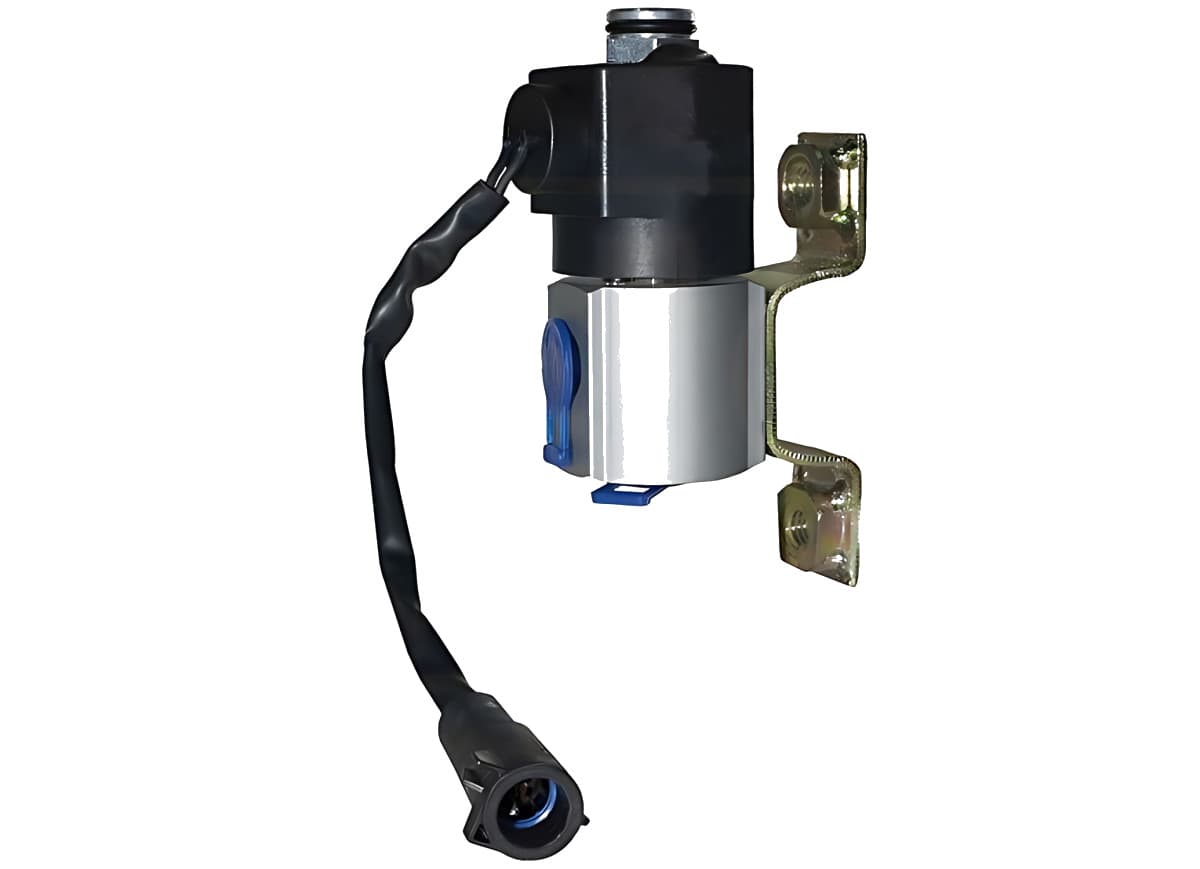SOLENOIDE 1/4NPT 12V 2PINOS REDONDO CABO - 2RK901015
