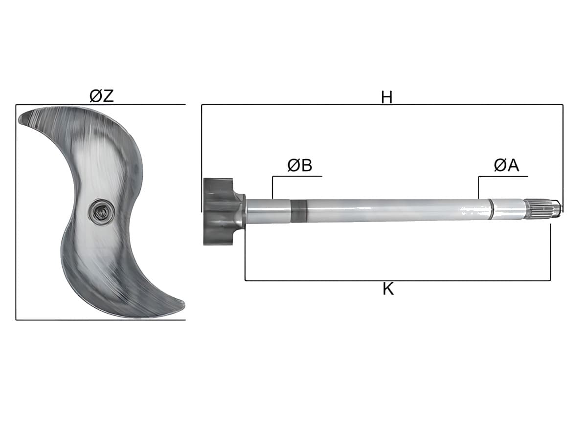 EIXO EXPANSORES 'Z' FREIO AR - 2R0 609 457 A
