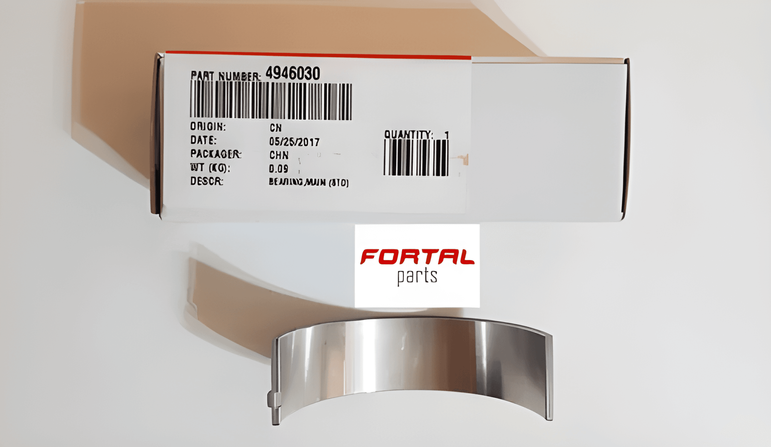BRONZINA MANCAL CUMMINS ISF 2.8 ( 0,25mm ) - 4946030
