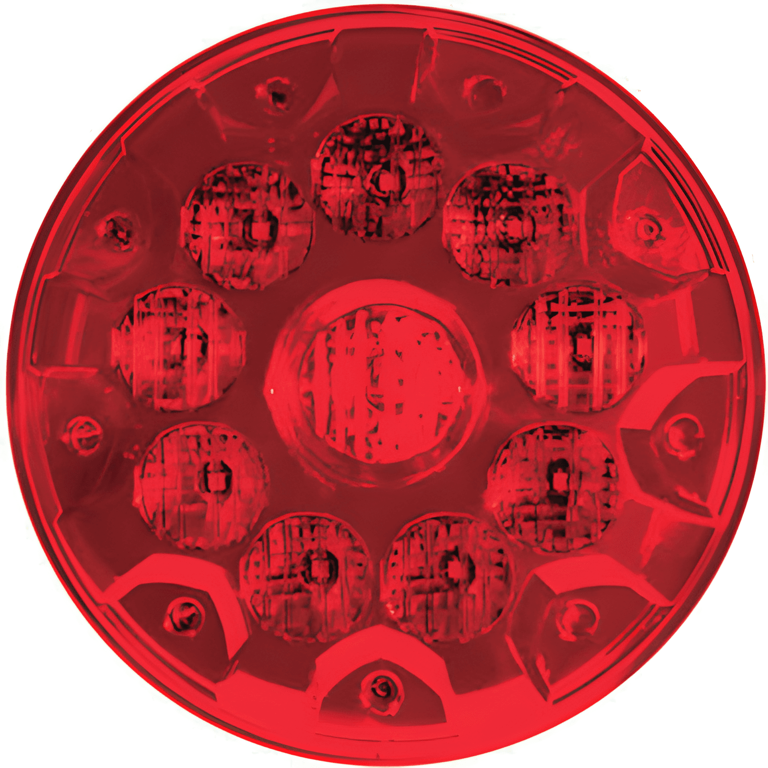 LANTERNA 2 POLOS 10 LEDS 155 MM DIAMETRO 24V VM EM ACRILICO - PL07802463