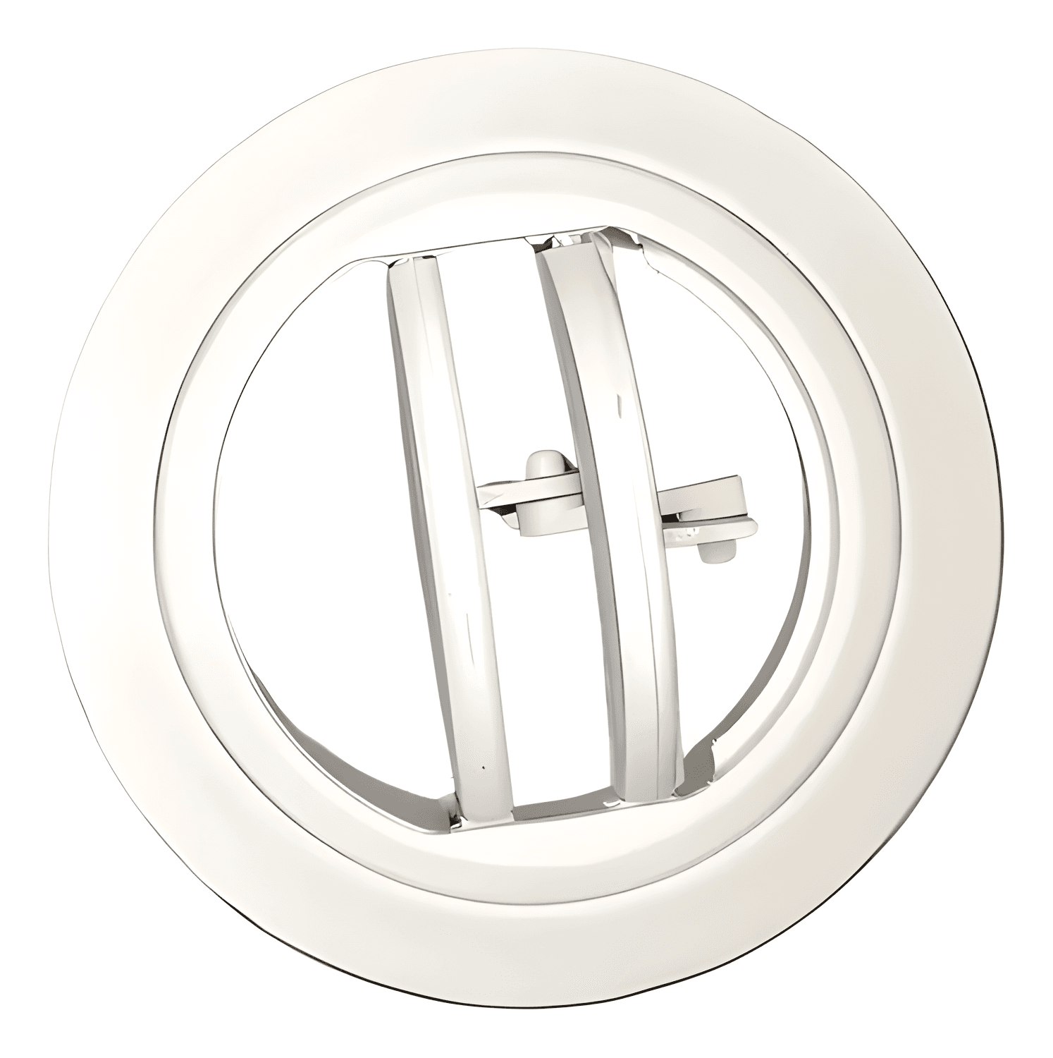 DIFUSOR AR CONDICIONADO COM COLAR TETO CINZA CLARO - 93110004001