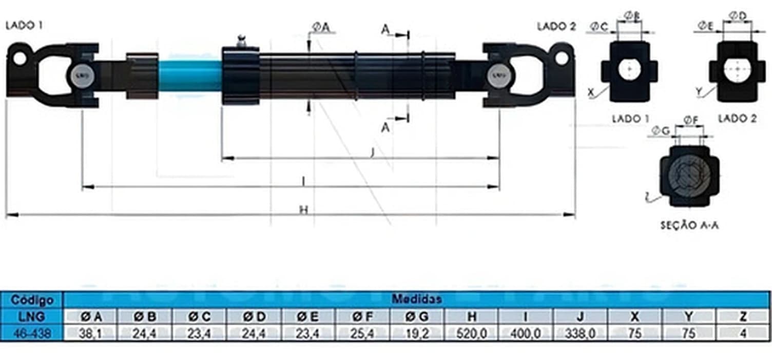COLUNA DIRECAO - 539073