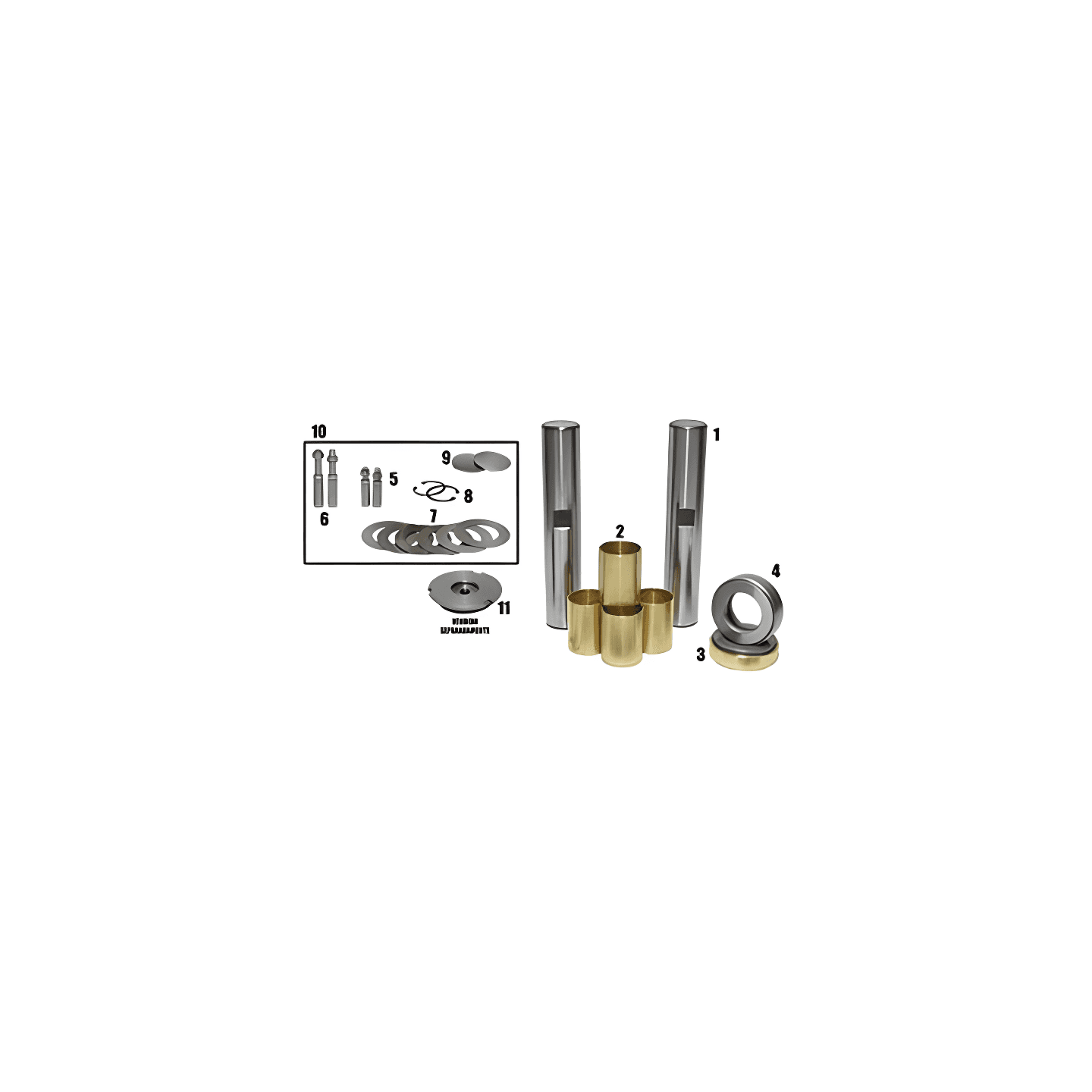 EMBUCHAMENTO  F16000 PITBULL MED. 45,75 C/ CROMO E CHIMIE - VA012XA/020