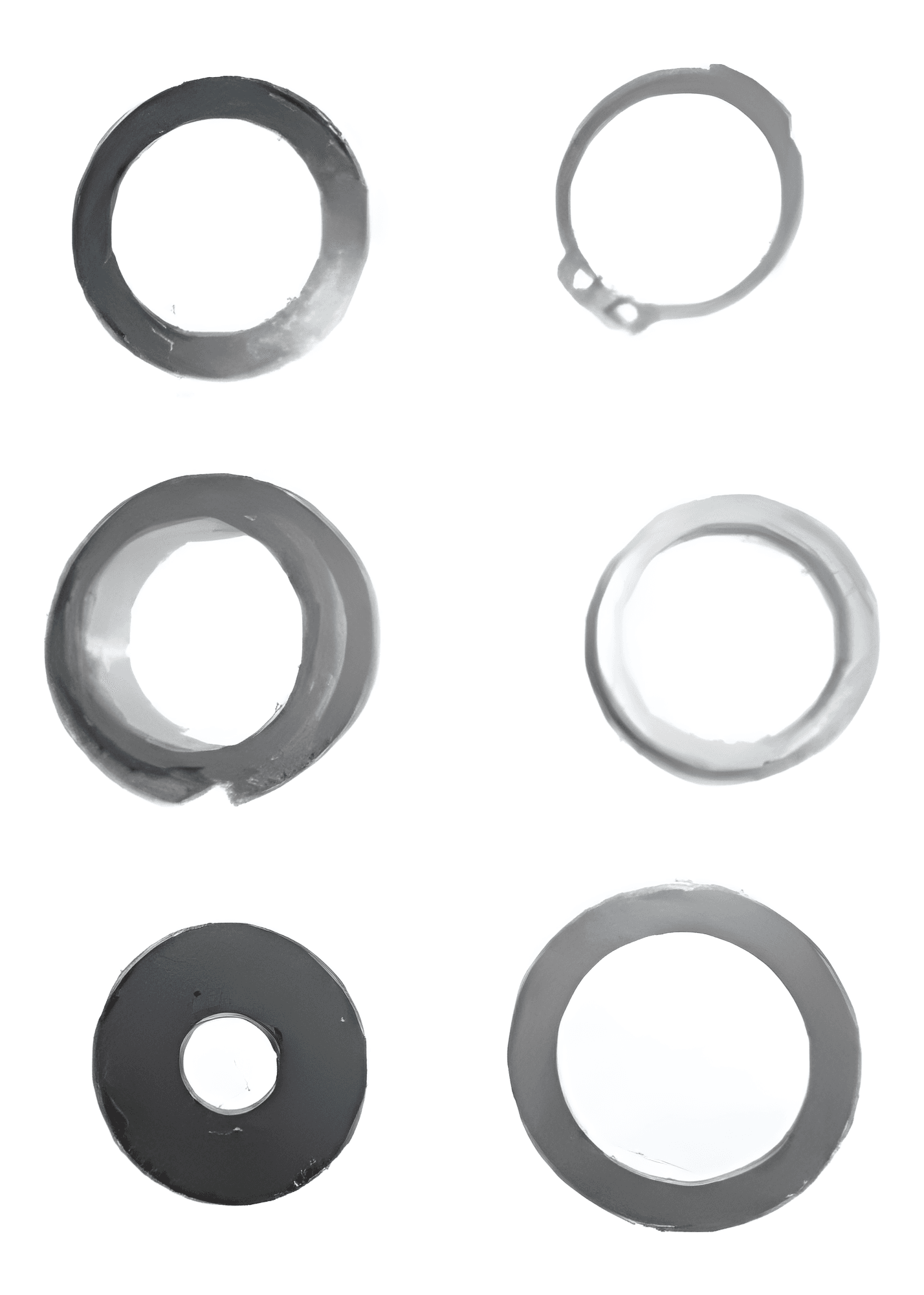 REPARO ARRUELAS P/REGULADOR WABCO 17,5" E 19,5" - BRD5023