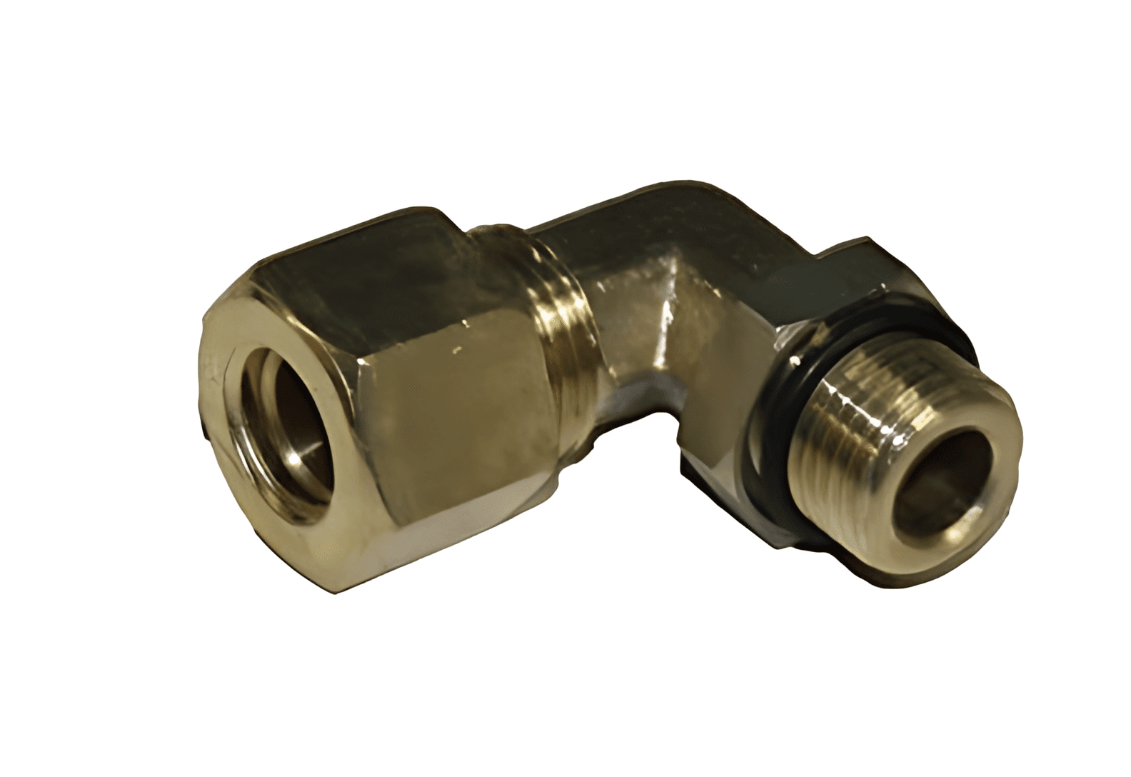 COTOVELO MACHO M16X1,5 X 12MM TUBO PORCA E ANILHA - 1282