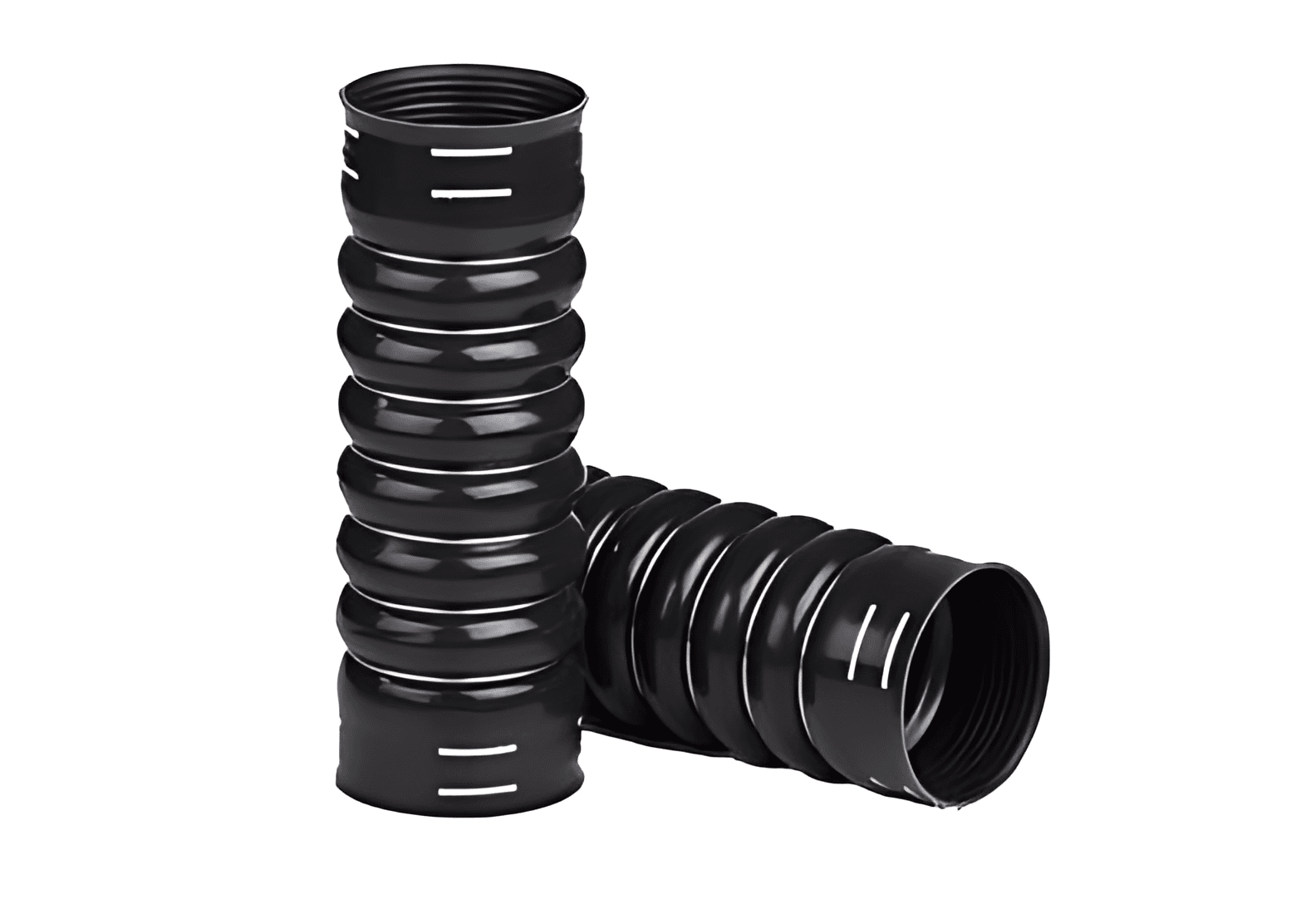 MANGUEIRA INTERCOOLER SILICONE (  7 ANEIS PRETA ) - 2W0117413G
