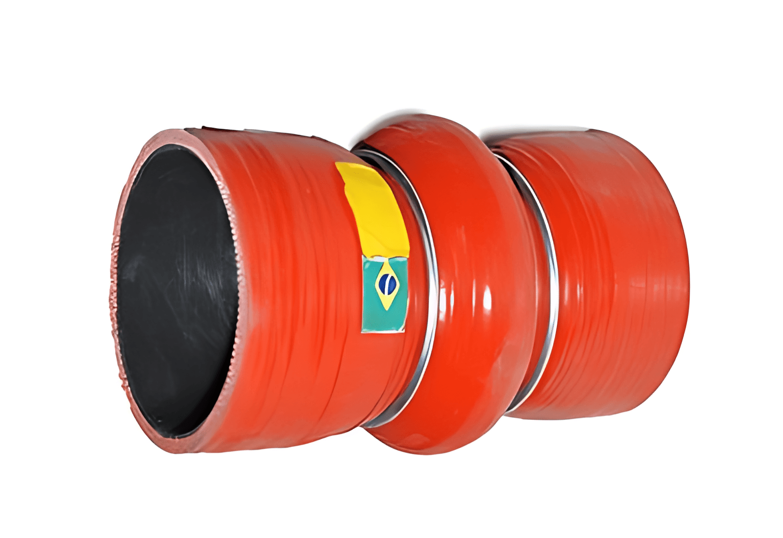 MANGUEIRA INTERCOOLER TURBO SILICONE VERMELHA - 6112001211009