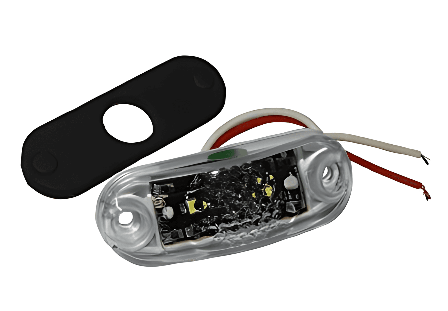 LANTERNA 2 LED ACRILICO CRISTAL - 01820040302