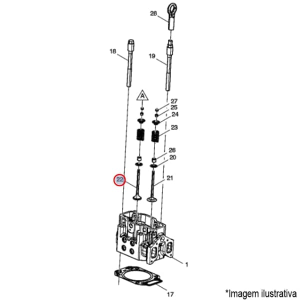 VALVULA DE ADMISSAO MAX FORCE - 21299686
