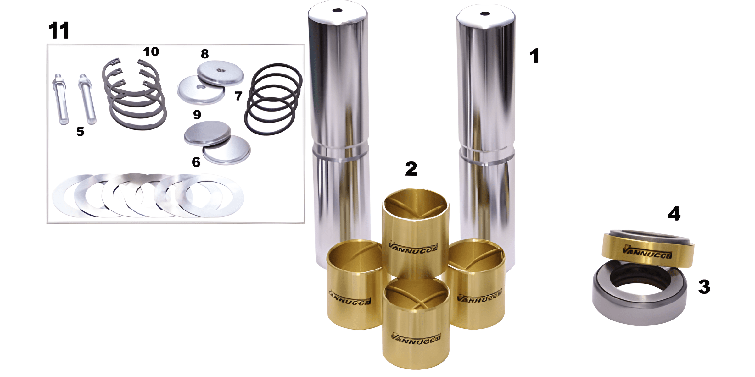 JOGO EMBUCHAMENTO STD C/ CHIME 45.00MM - VA088A/STD