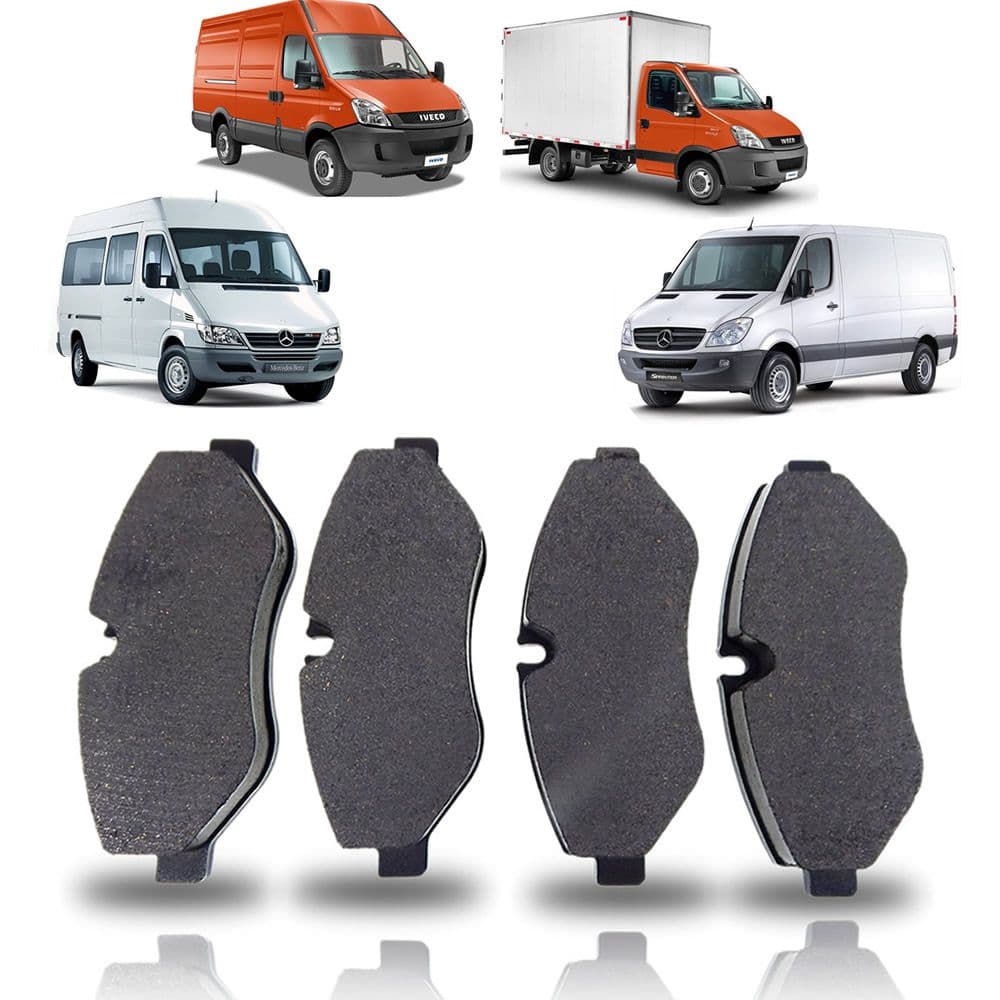 PASTILHA FREIO DIANT. MBB SPRINTER 311/415 CDI S/ SENSOR - N2055