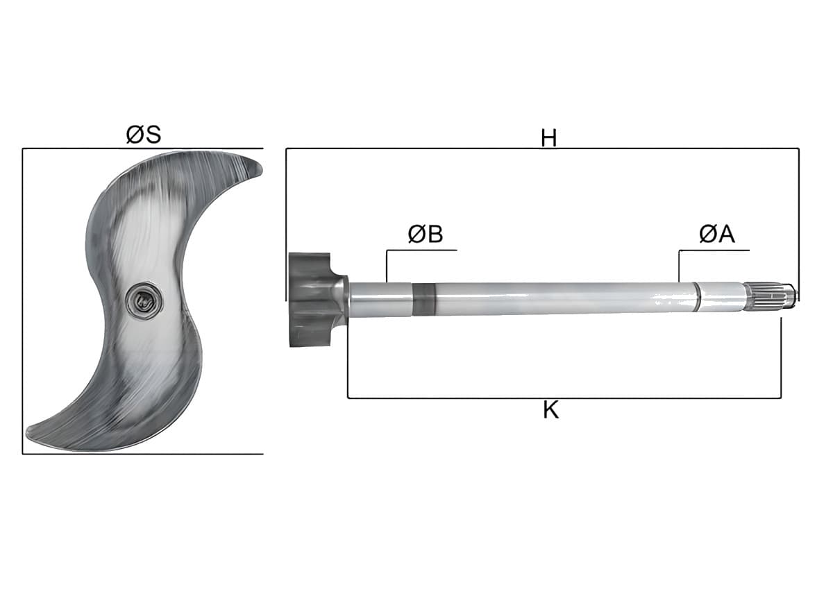 EIXO EXPANSORES 'S' FREIO AR - 2R0 609 457 B