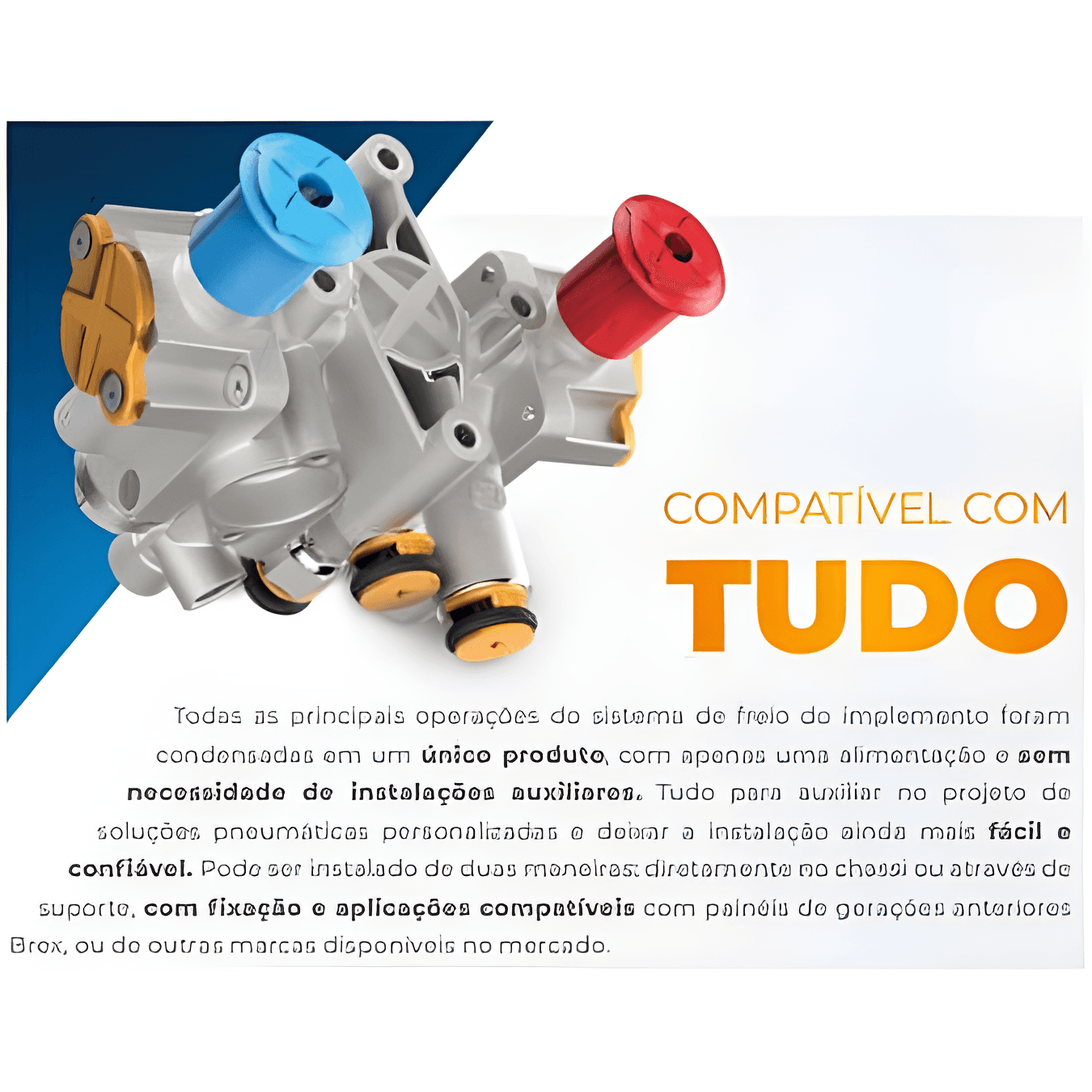 PAINEL COMANDO 4 VALVULAS 6G C/ SUPORTE - PA270020