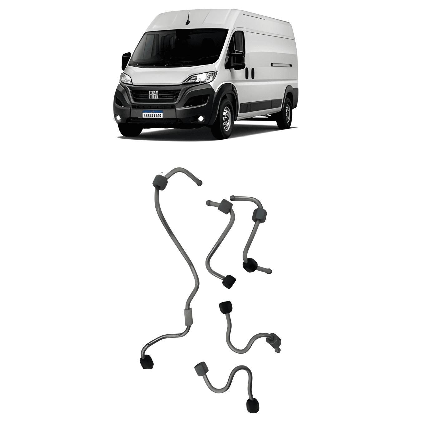 KIT INST DUCATU EURO V PASSAGEIRO FRONT-TRAS S-CALEF IN GLASS - 5701018
