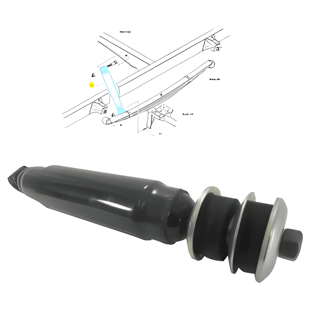 EMBUCHAMENTO VOLKS 13180 MED. 41,20 C/ CROMO E ROL. - 2TD498629X/040