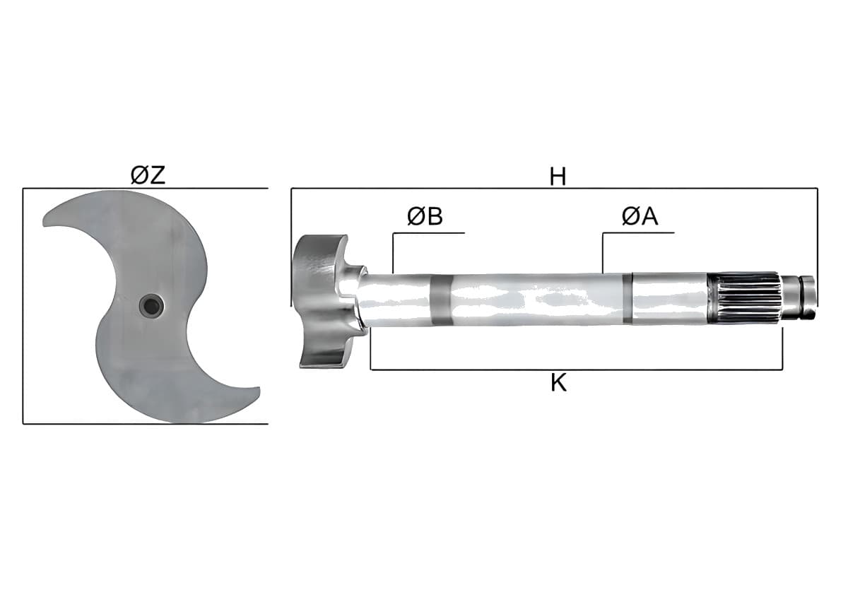 EIXO EXPANSORES 'Z' FREIO AR - T12 607 048