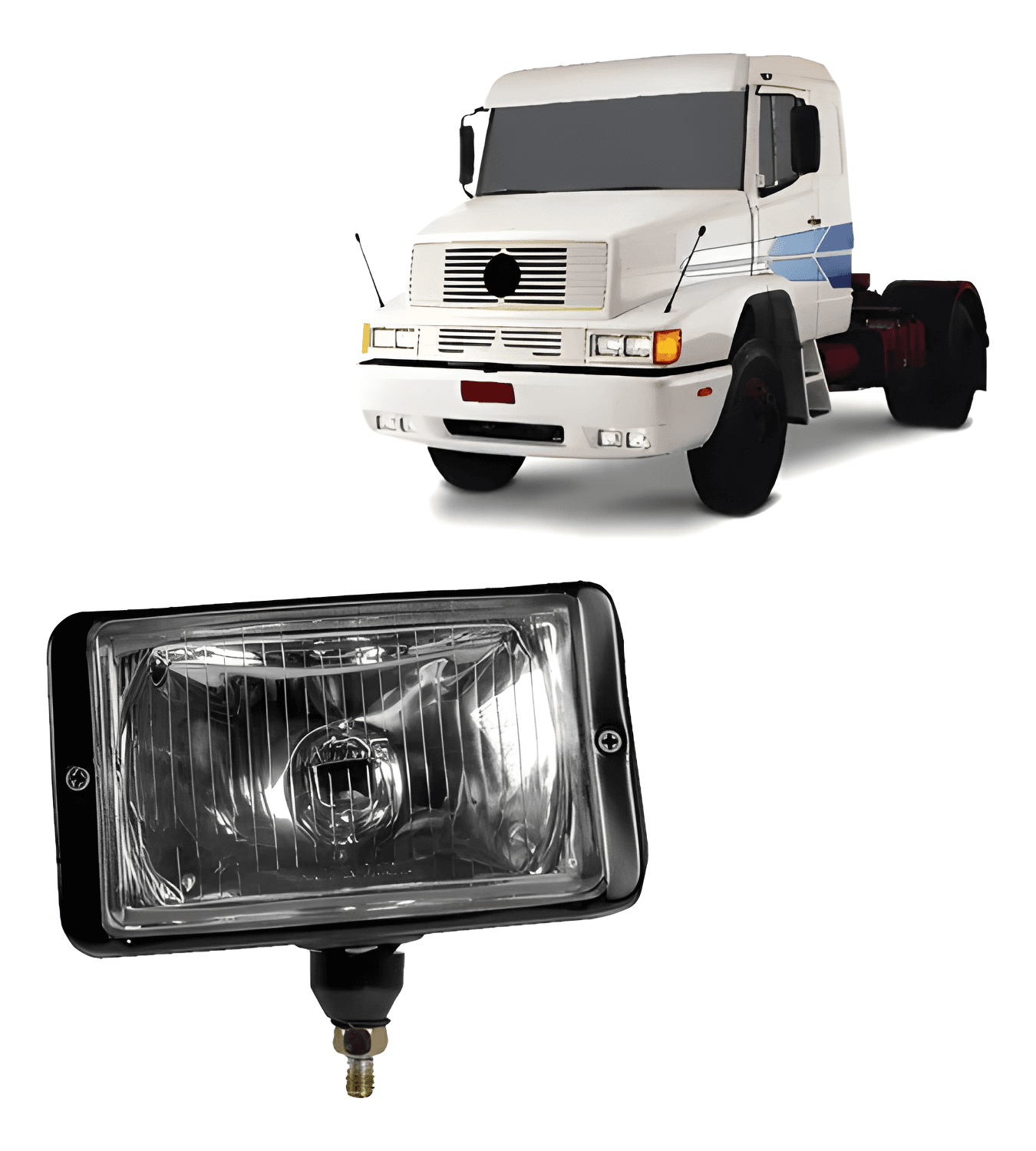 FAROL MILHA H3 CRISTAL - 706