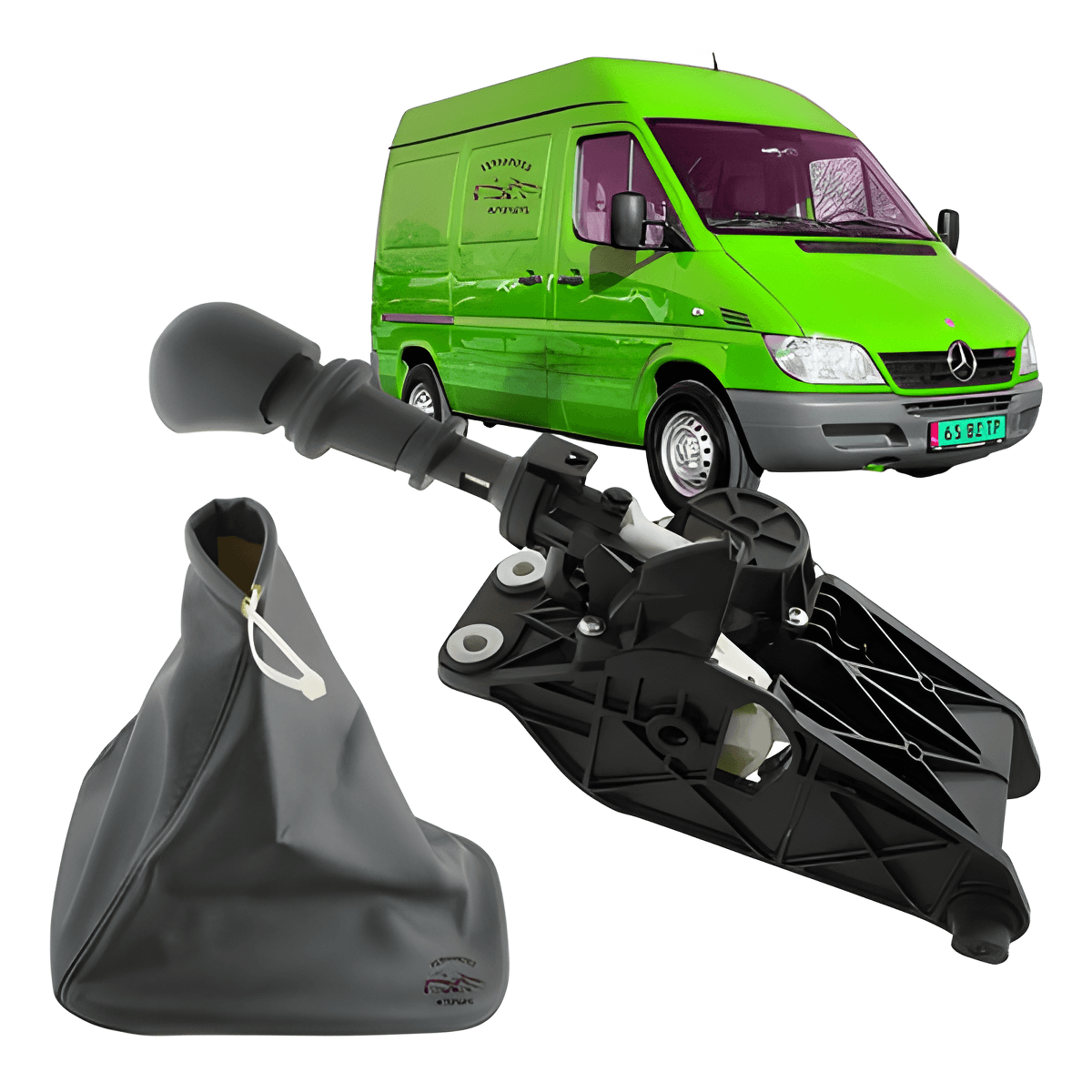 KIT HASTE TRAMBULADOR ALAVANCA CAMBIO SPRINTER - JVL1009