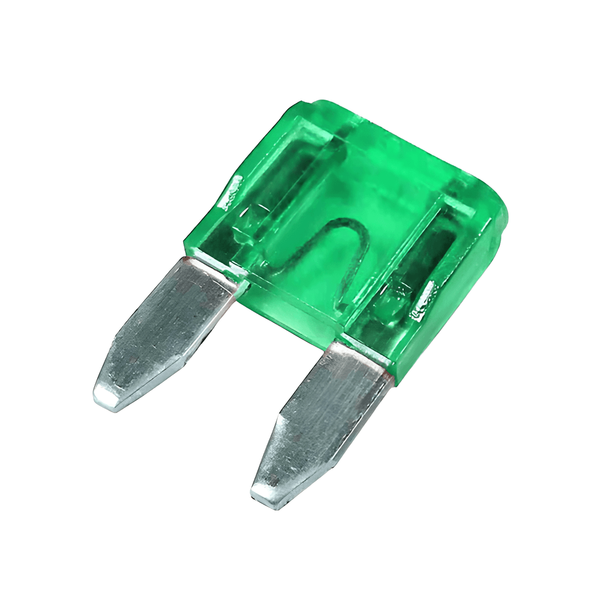FUSIVEL MINI LAMINA 30A VERDE - 528337