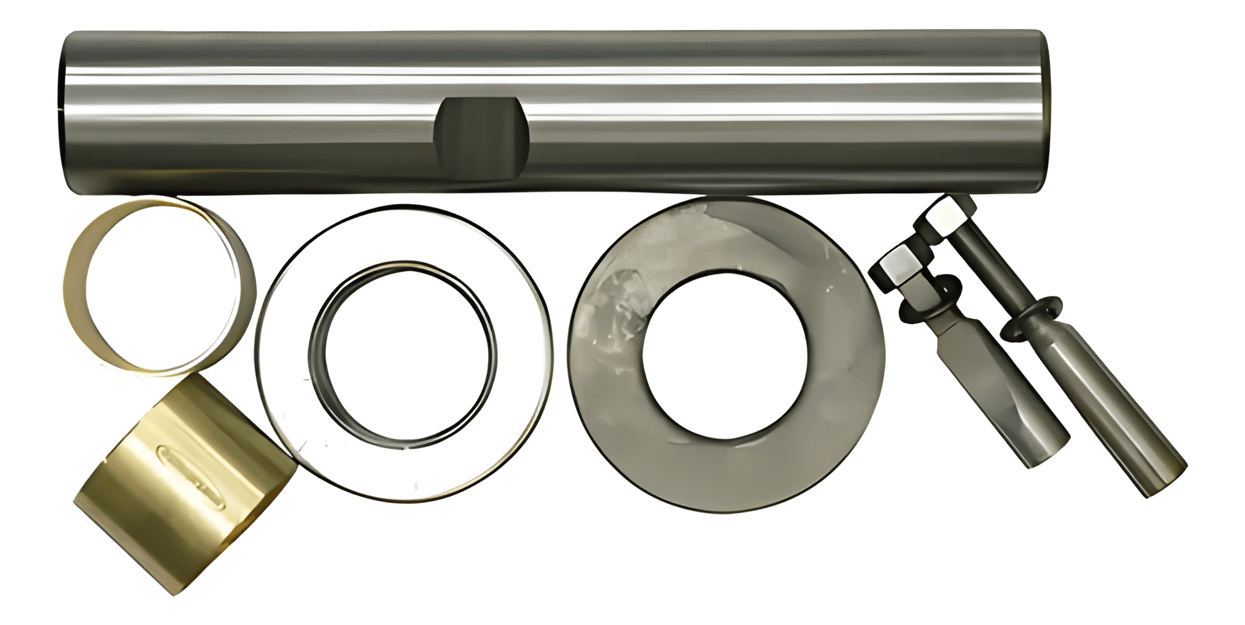 EMBUCHAMENTO MANGA EIXO 45.65MM PRIMEIRA MEDIDA ( COMPLETO PINO CURTO 256MM CHIME BUCHAS LONGA 65MM  ) - 805862-010