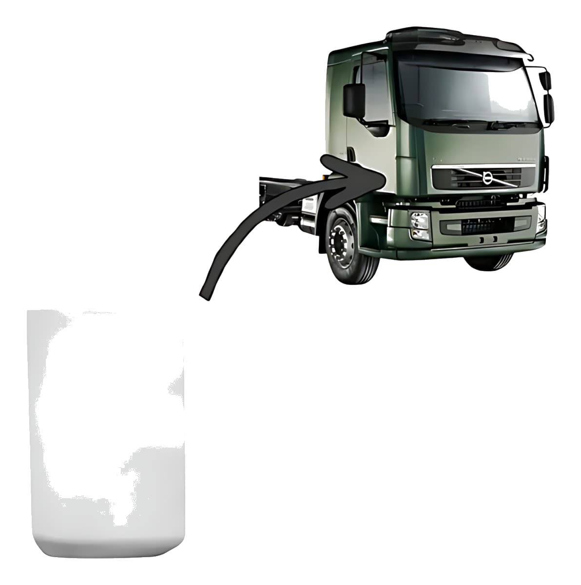 DEFLETOR LATERAL CABINE - 20748403