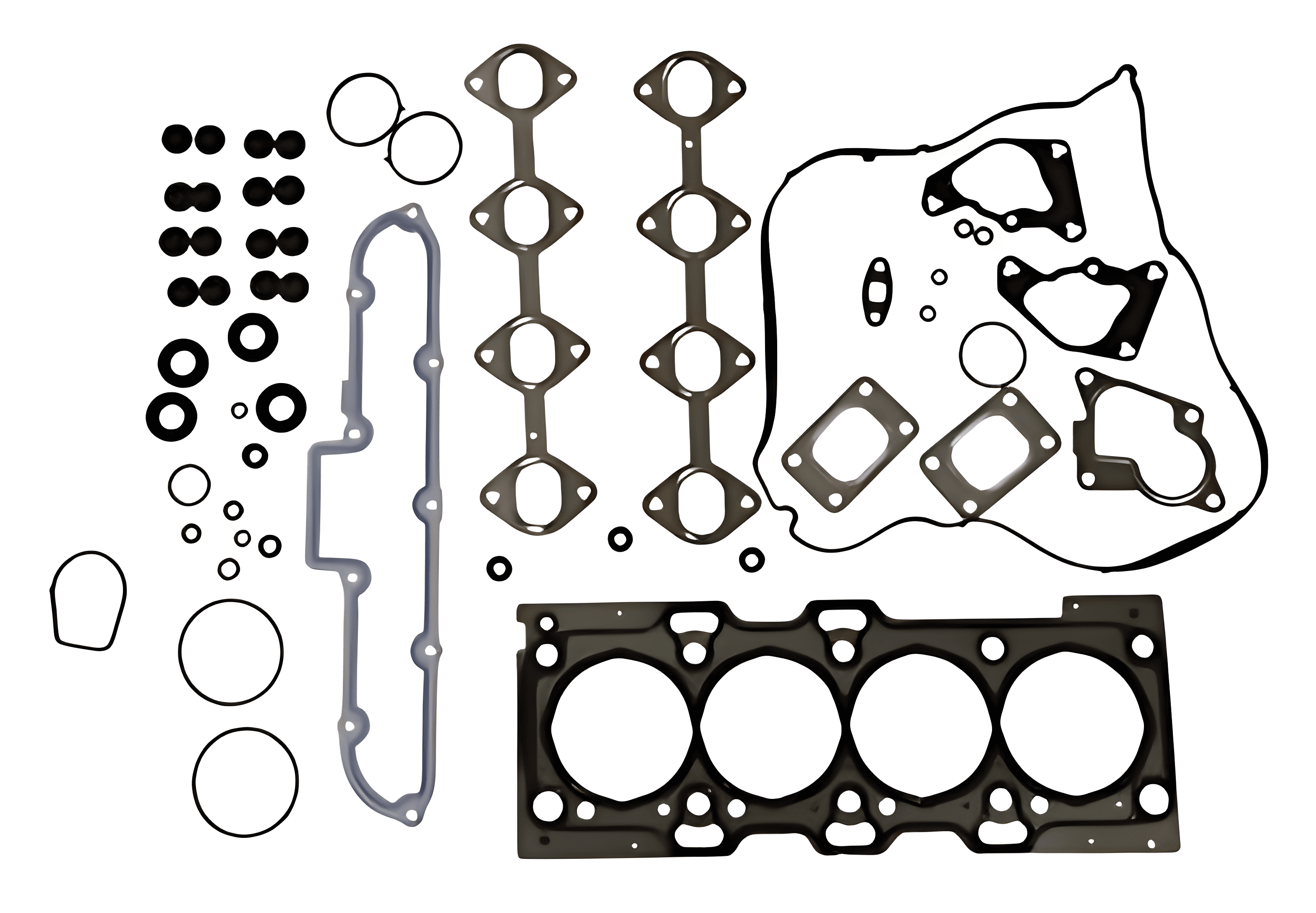 JOGO JUNTAS INFERIOR MOTOR ISF 2.8 4CIL EURO V - BH7T6008BA