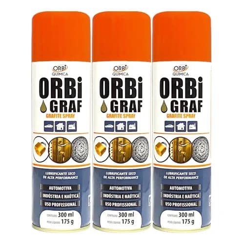 GRAFITE SPRAY - LUBRIFICANTE SECO 300ML TODOS - 521266
