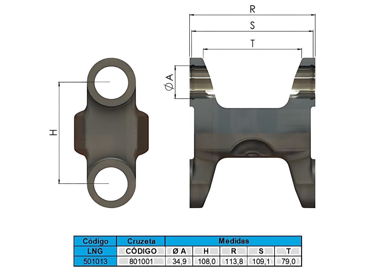 CARDAN ARTICULACAO (PARCIAL) - 501013