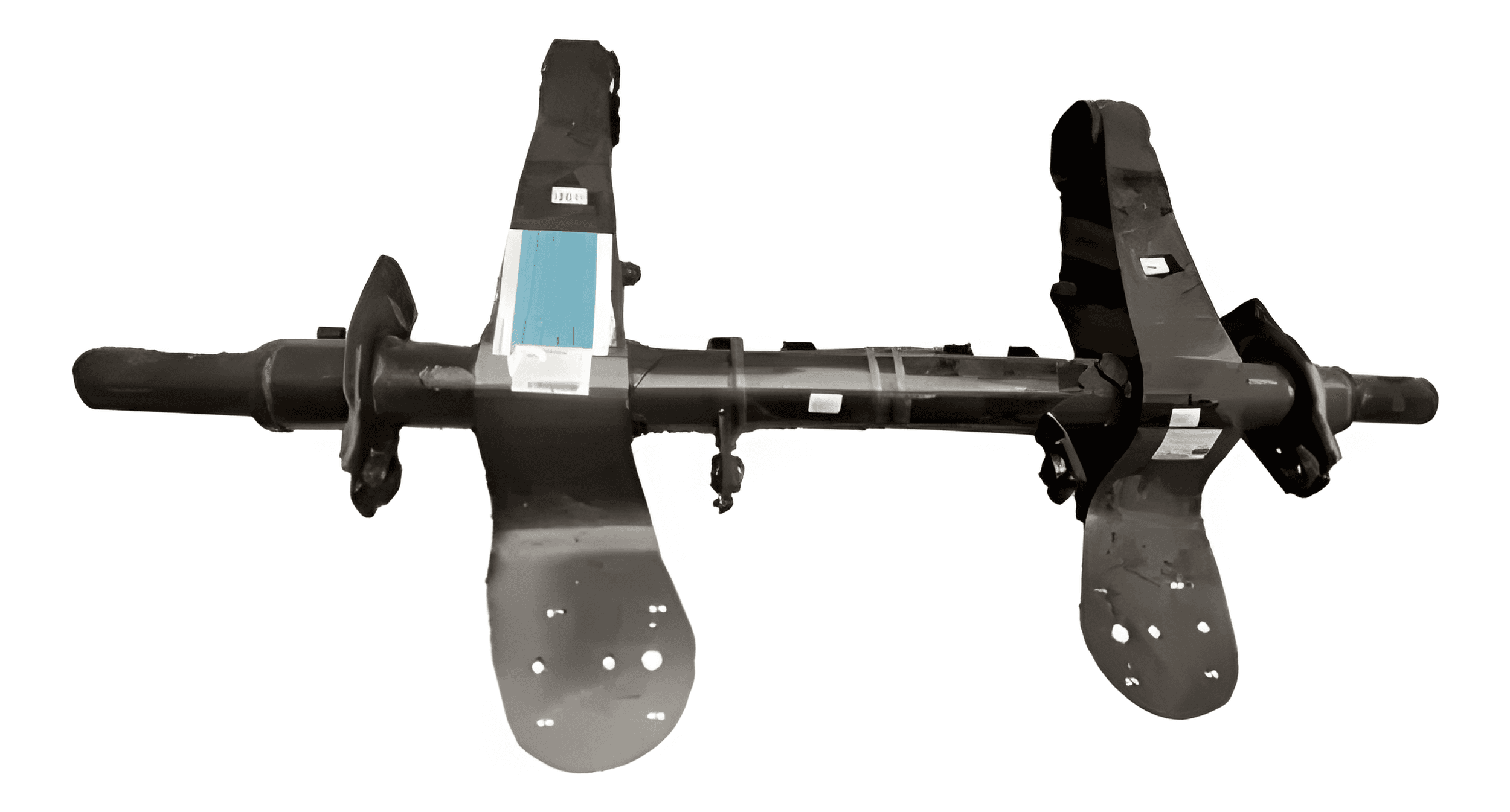 VIGA EIXO COMPLETA RETANGULAR 11T 1830 OUTBOARD 8090 ABS - 100000158328