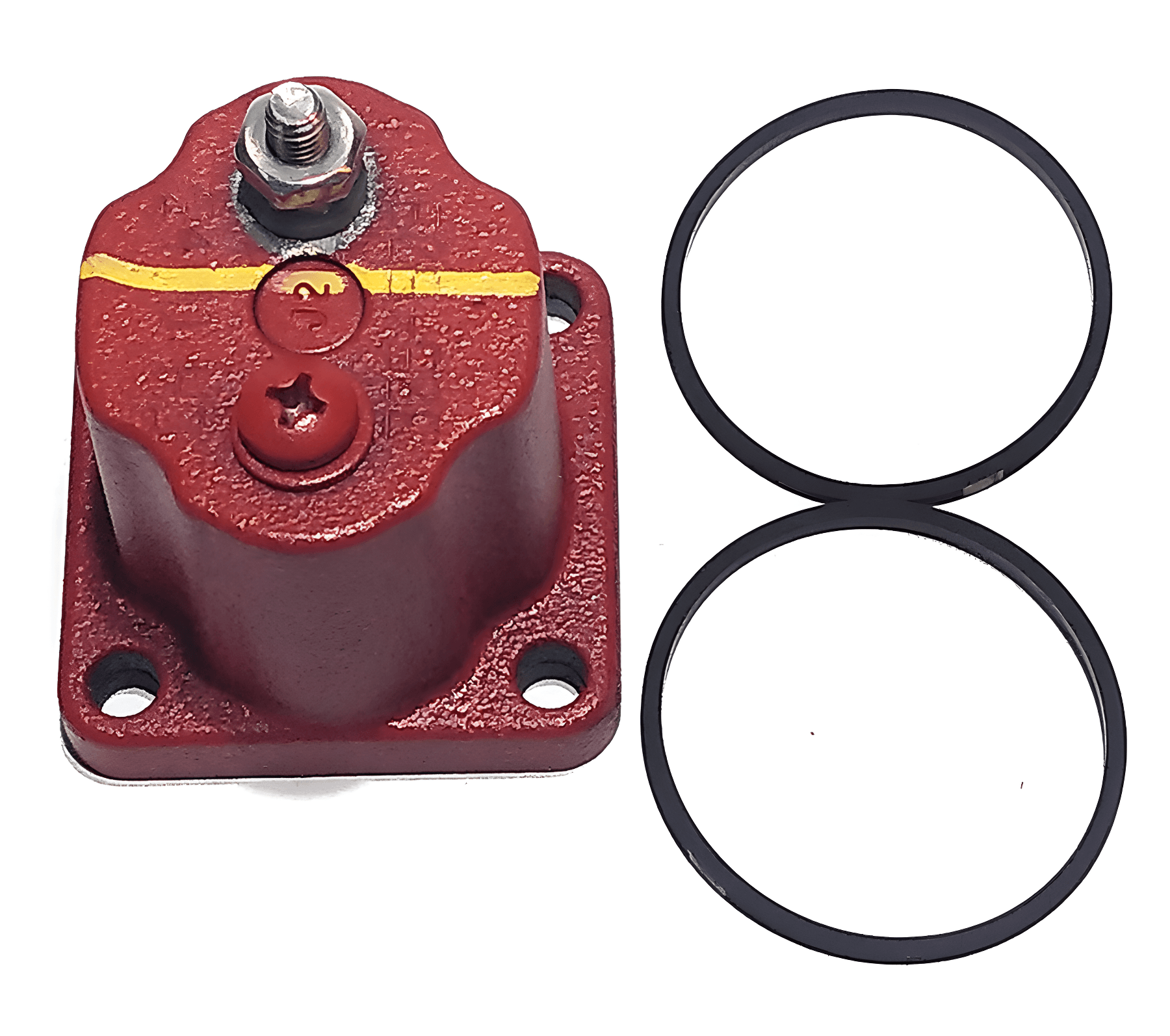 KIT VALVULA SOLENOIDE BOBINA 24V 1POLO VERMELHA - 4024809