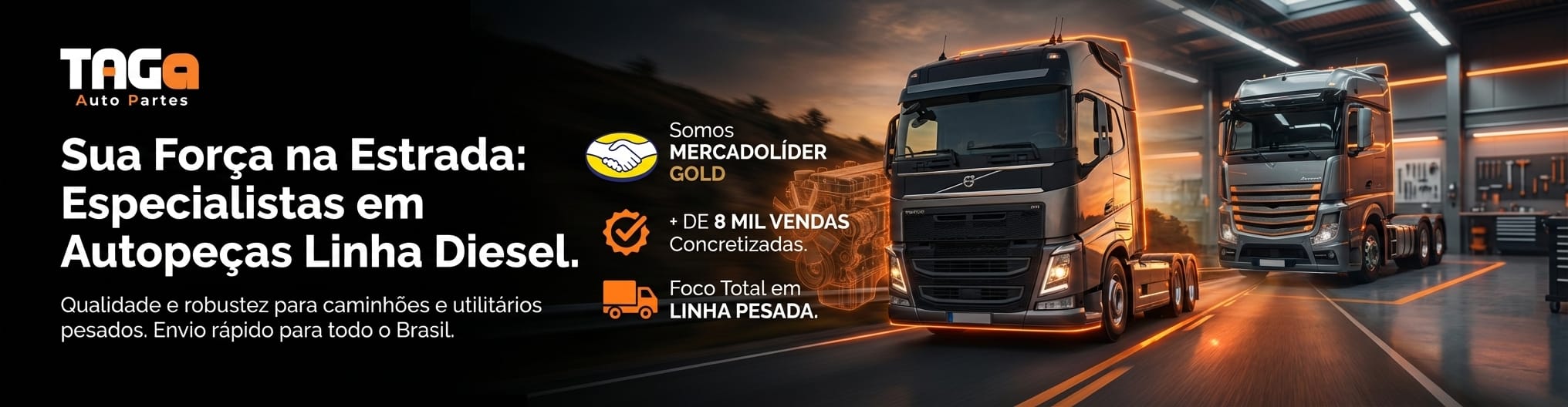 Acessórios para caminhão e peças para caminhão - TAGA Auto Partes