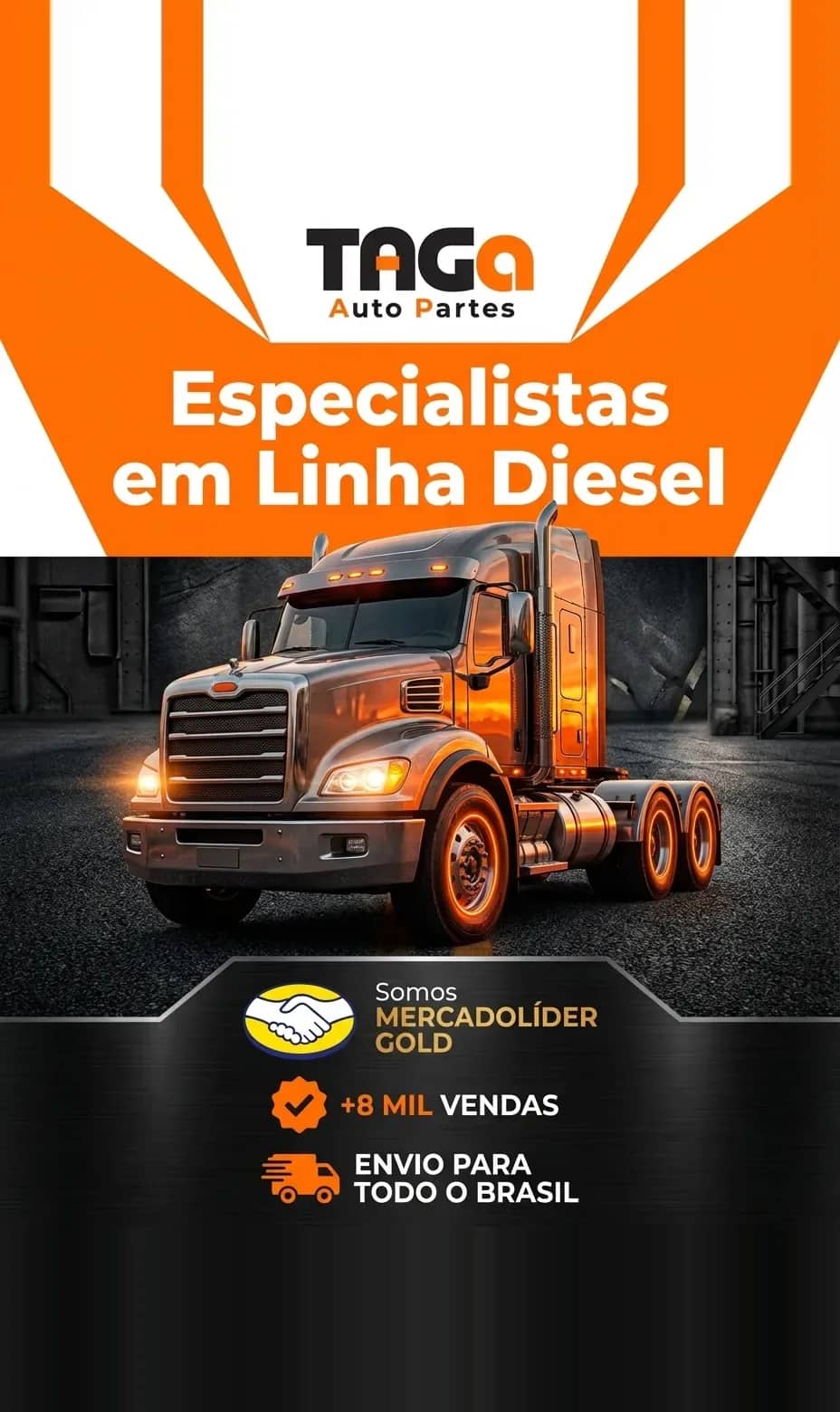 Acessórios para caminhão e peças para caminhão - TAGA Autopartes