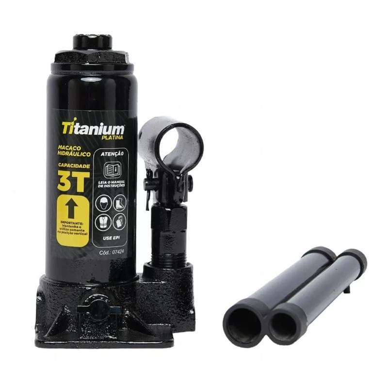 MACACO HIDRAULICO GARRAFA 03 TON. - 7424 - Imagem 1