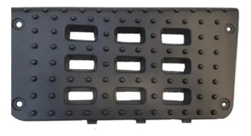 TAPETE PLASTICO INFERIOR ESTRIBO LD PRETO - VWS010P - Imagem 1