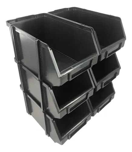 CAIXA PARA LOCACAO DE PECAS - CAIXA N7 PRETA - Imagem 1