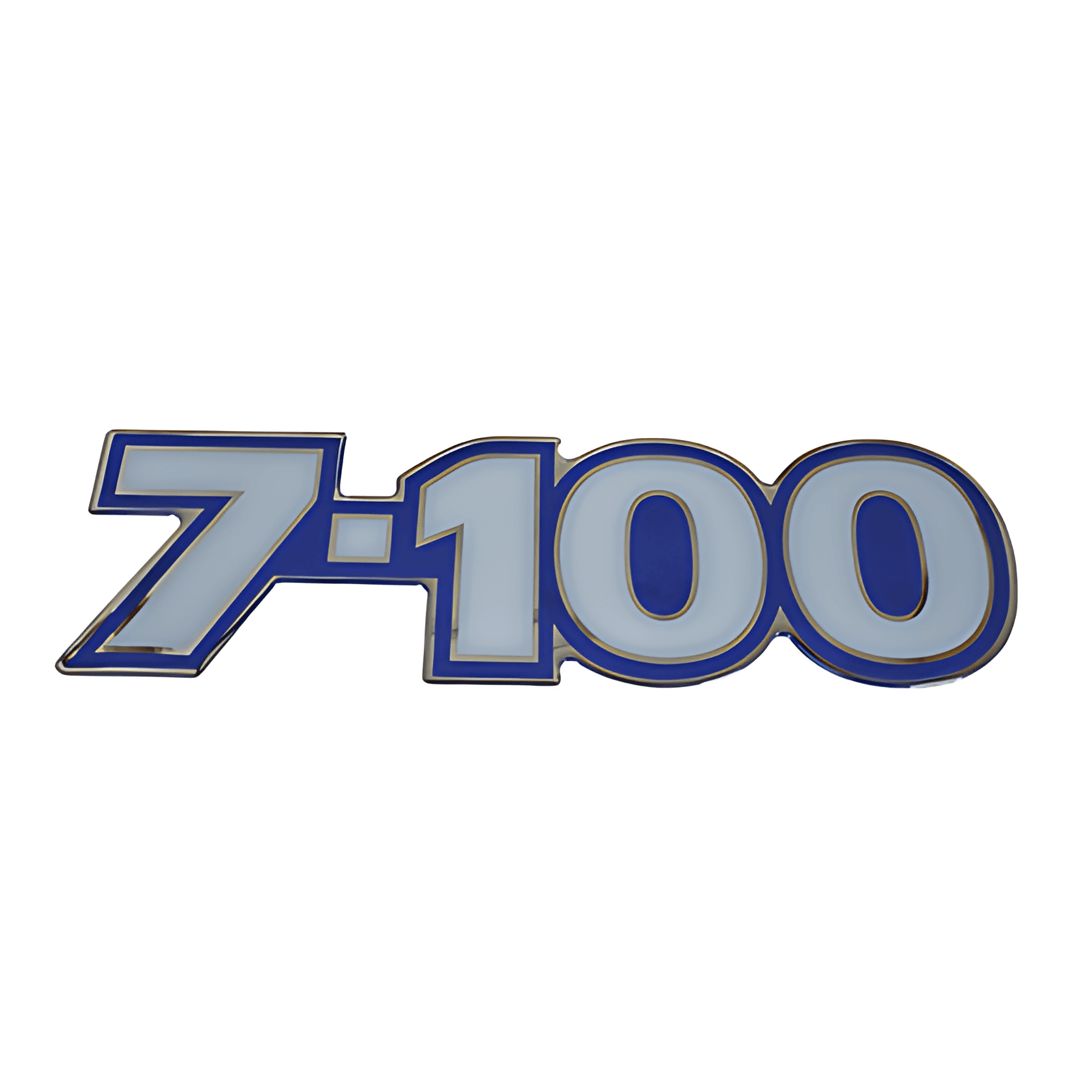 EMBLEMA FRONTAL 7100 AZUL - 1652F