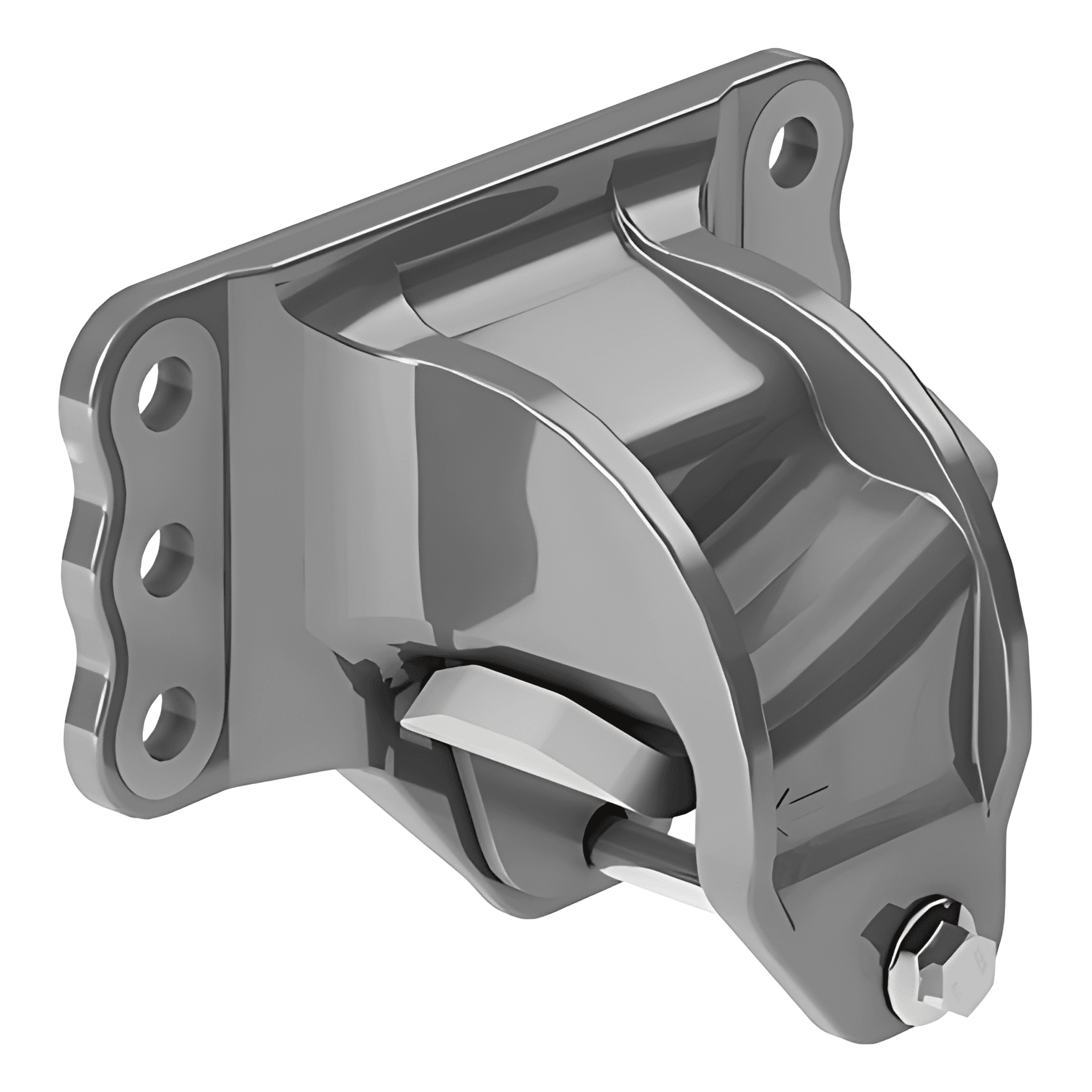 SUPORTE MOLA TRAS. LADO DIREITO COMPLETO TRUCK 6X2 - 2U0804572A