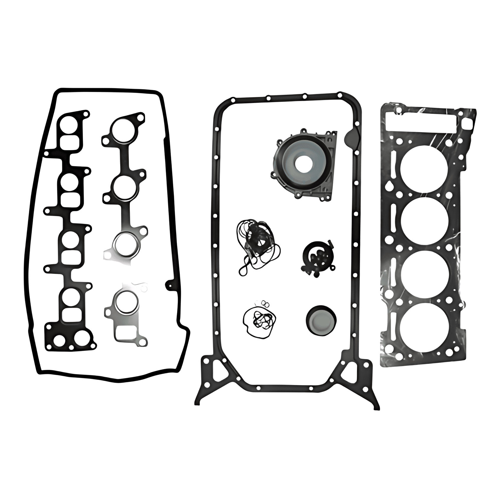 JOGO JUNTAS MOTOR OM611 SPRINTER 413 CDI 2.2 16V C/RET,INCLUSIVE FLANGE TRASEIRO MLS - 6110105720