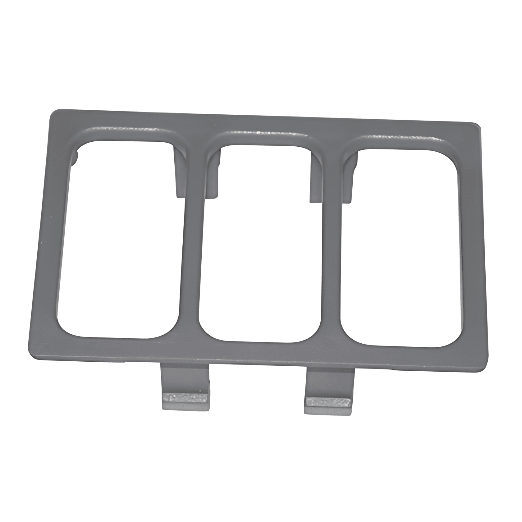 TAMPA PAINEL CINZA 3 FUROS HPN - 6886897439C