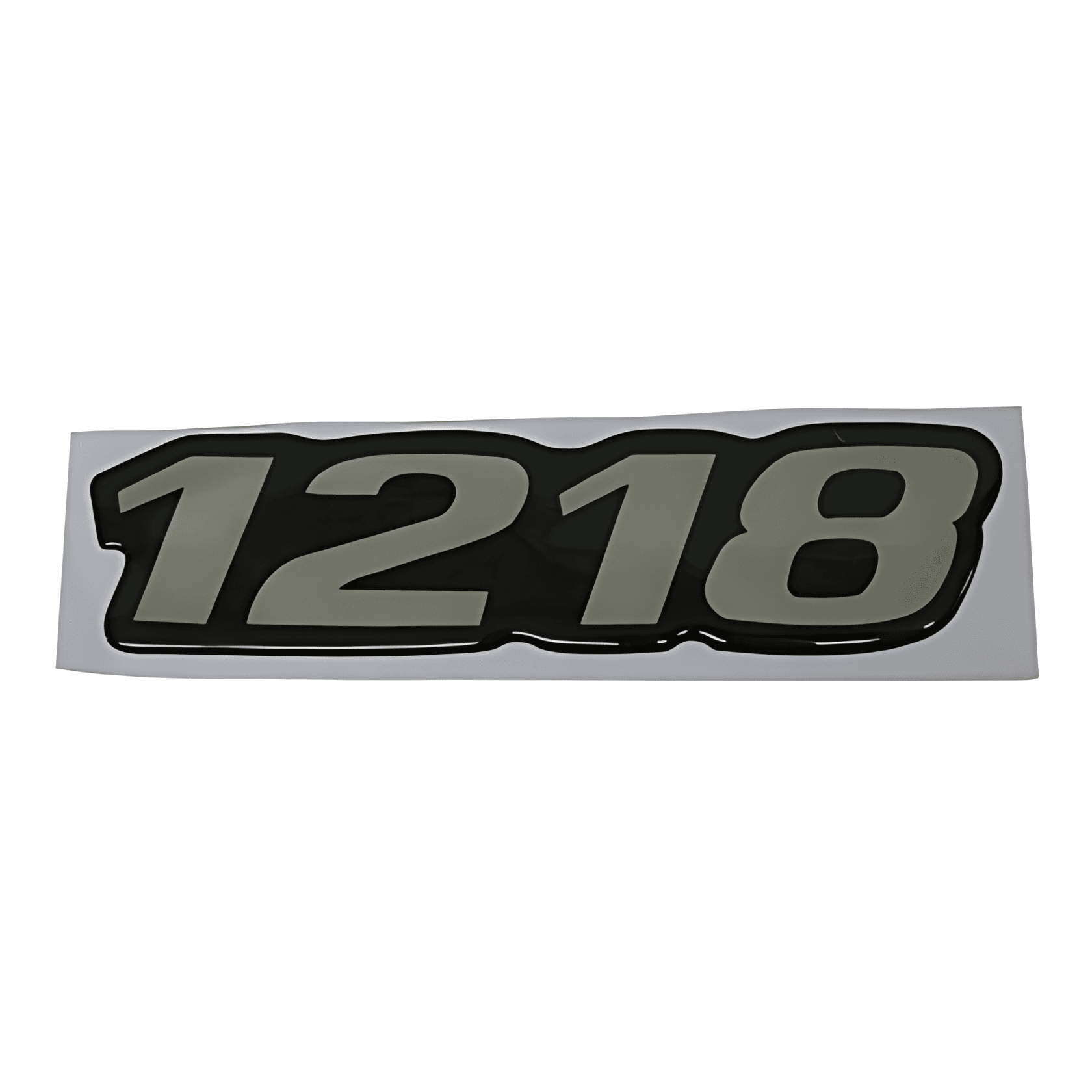 EMBLEMA LATERAL LISO RESINADO 1218 - MB1218