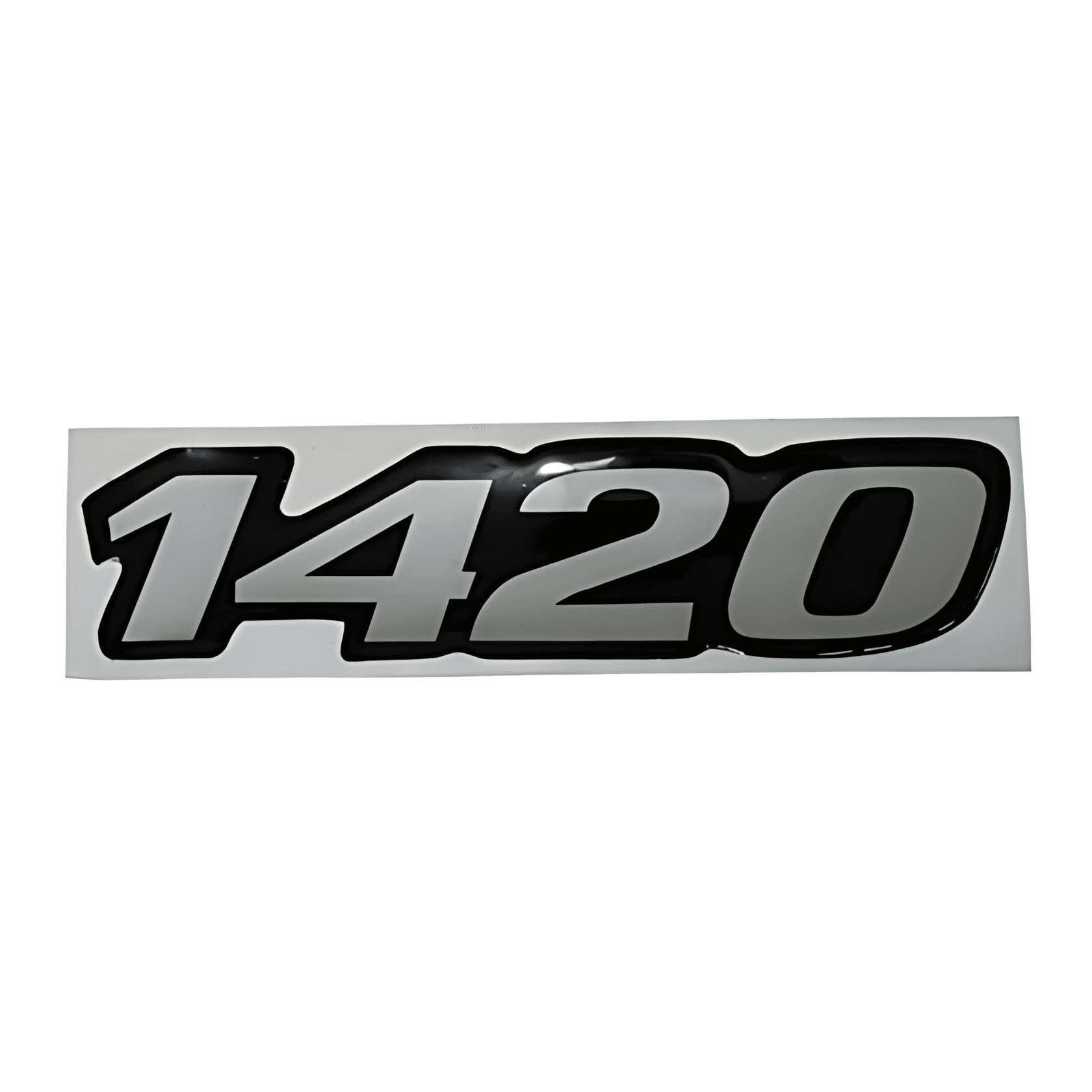 EMBLEMA LATERAL LISO RESINADO 1420 - MB1420