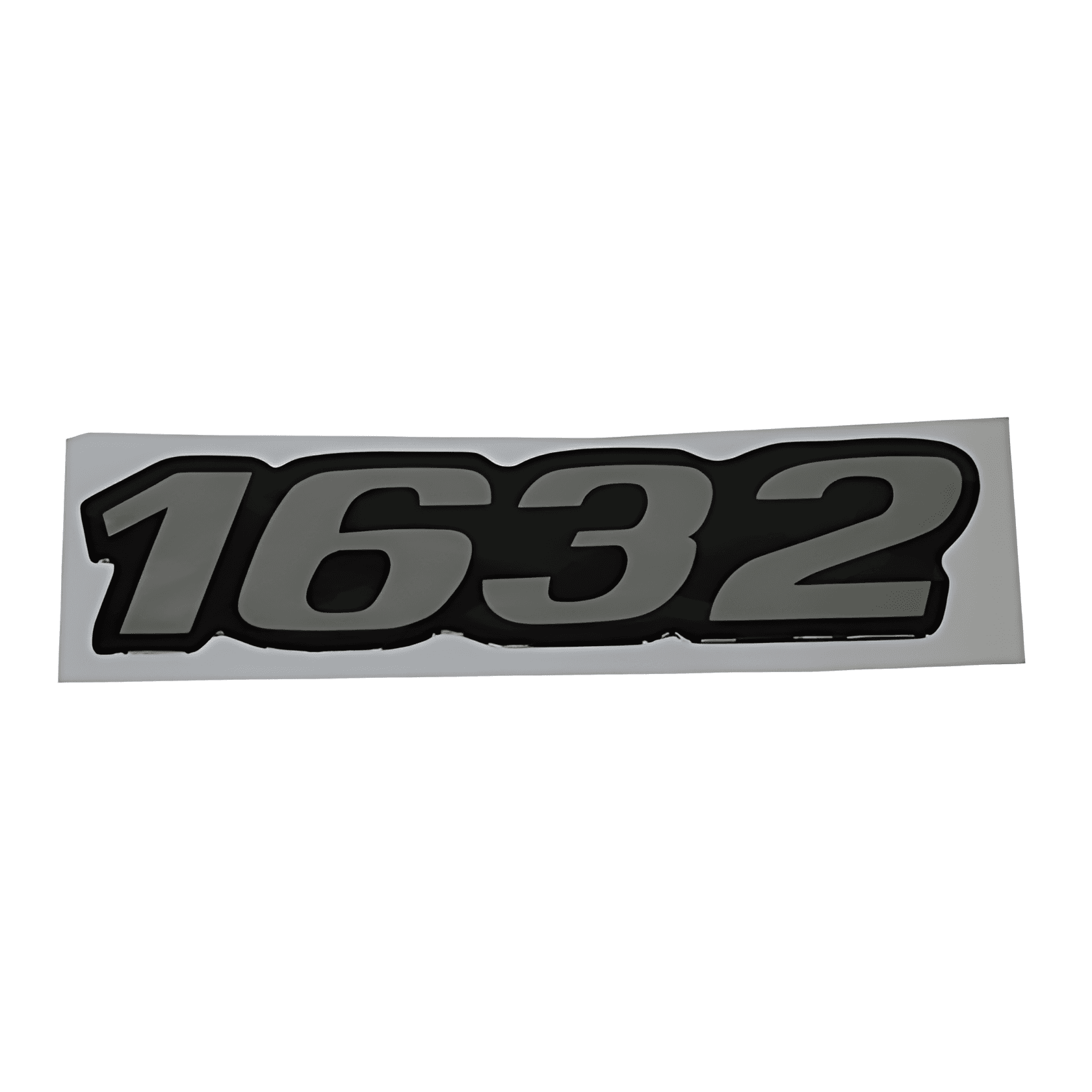 EMBLEMA LATERAL LISO RESINADO 1632 - MB1632