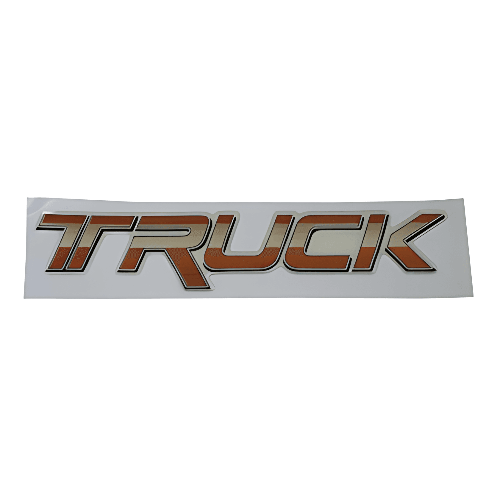 EMBLEMA LATERAL TRUCK RETICULADO MODERNO - 2086