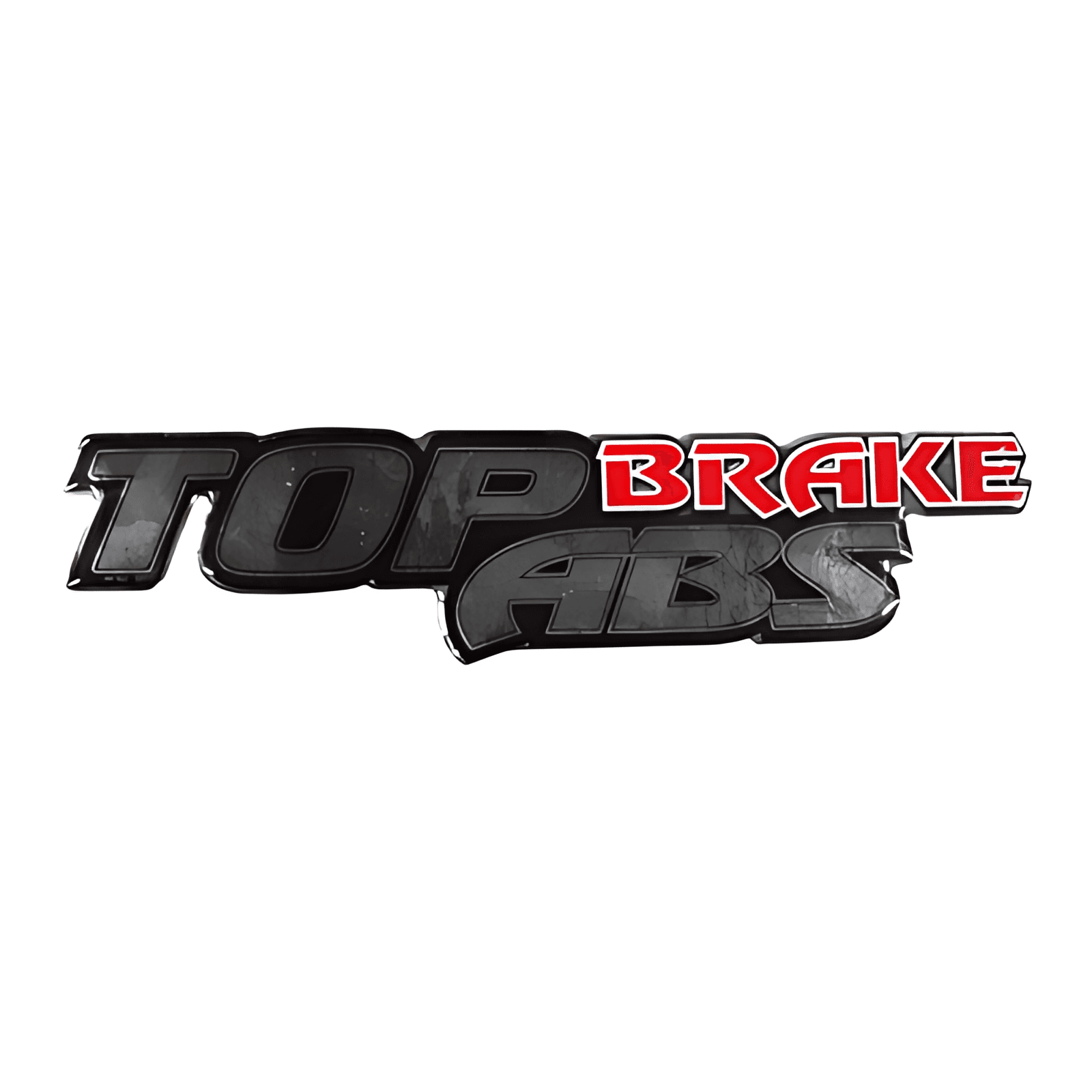 EMBLEMA LATERAL TOP BRAKE ABS RETICULADO MODERNO - 2085