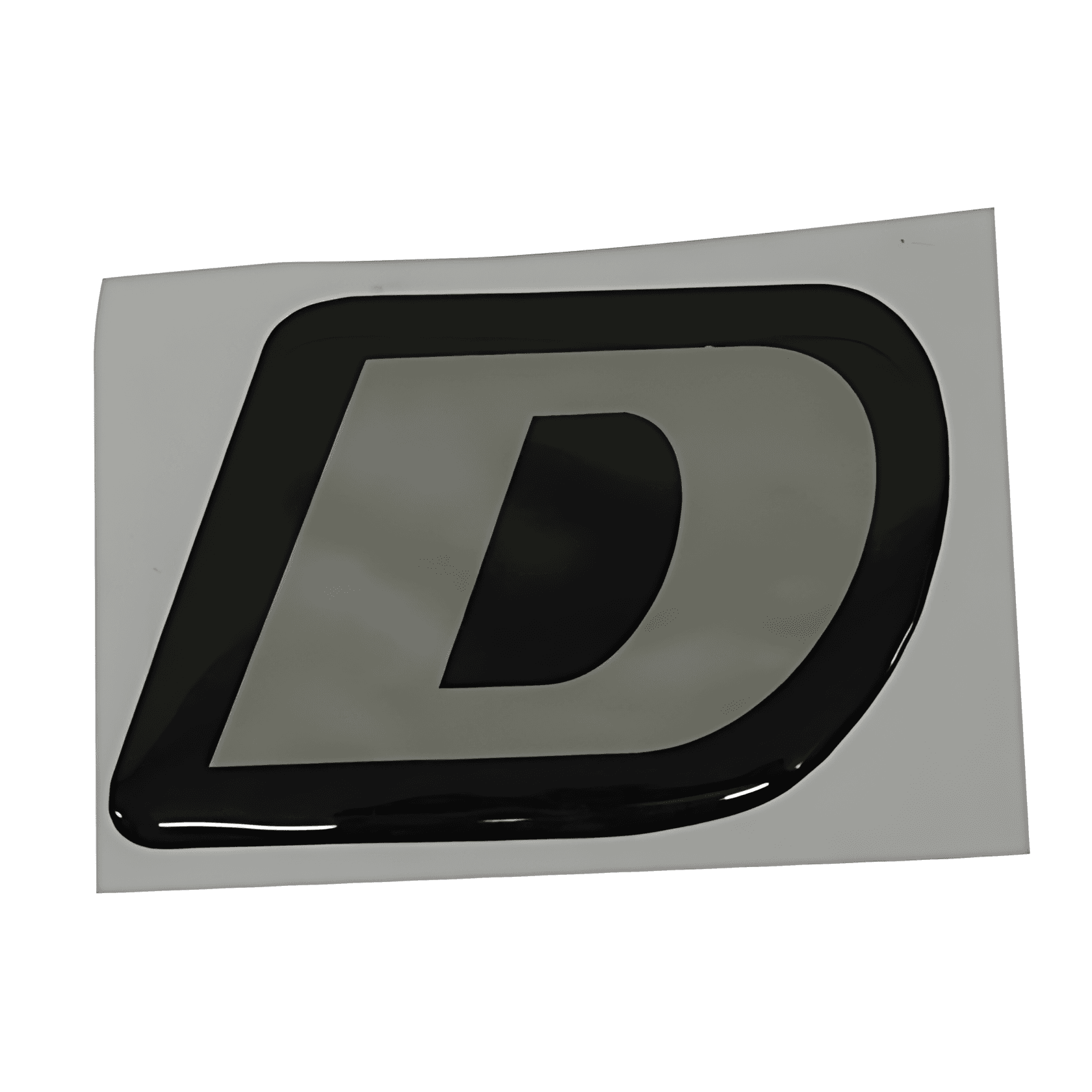 EMBLEMA RESINADO LETRA D (UNITARIO) - MB696