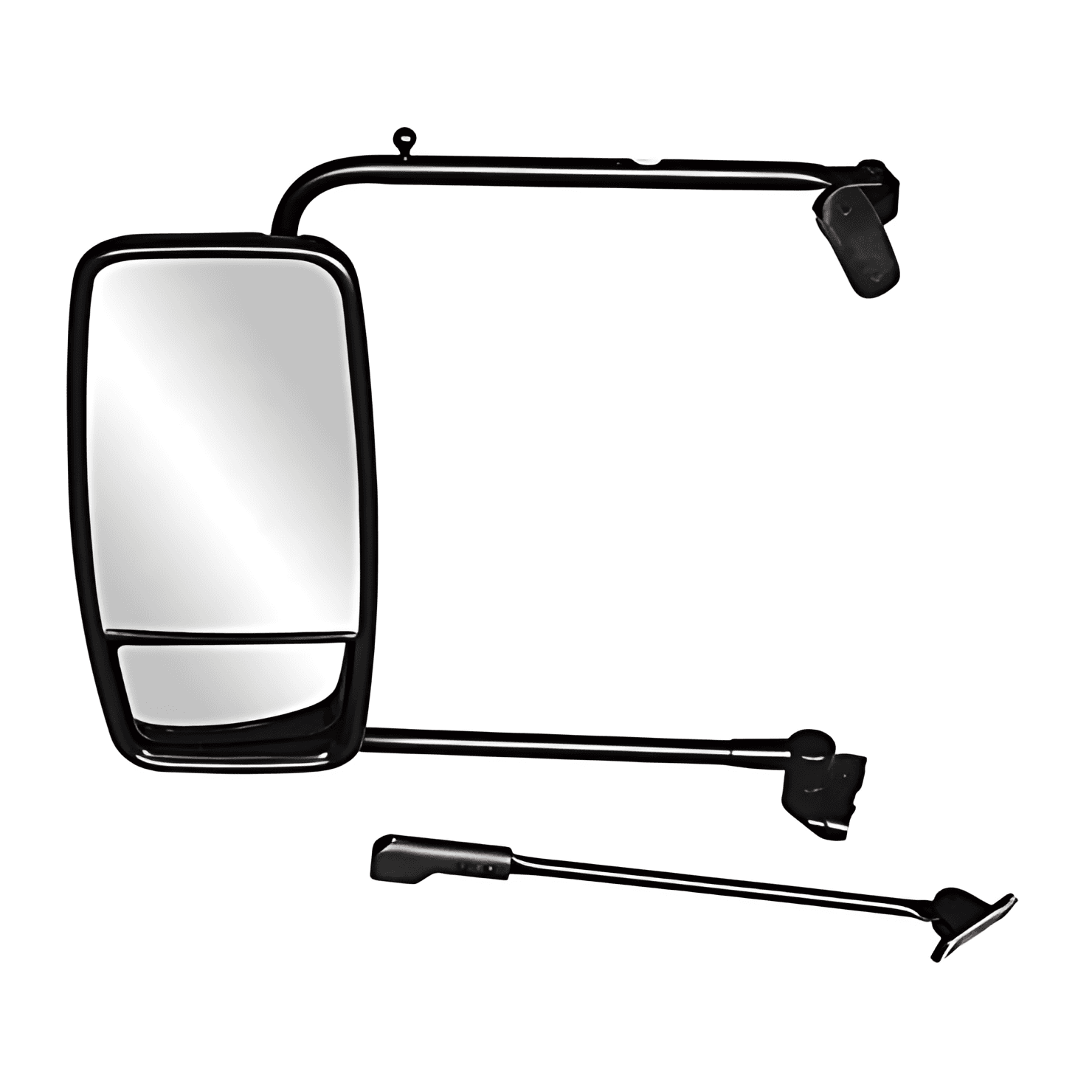 CONJUNTO ESPELHO RETROVISOR LE BIPARTIDO MANUAL PLANO CONVEXO DESEMBACADOR - 8126373